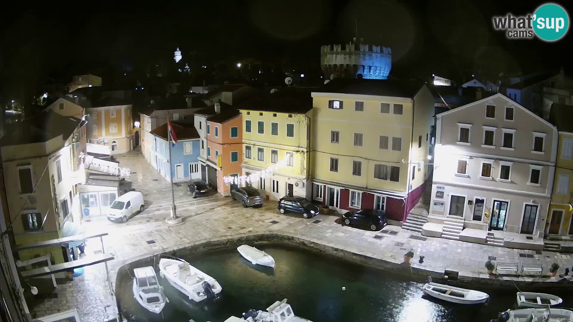 Veli Lošinj camera en vivo – plaza