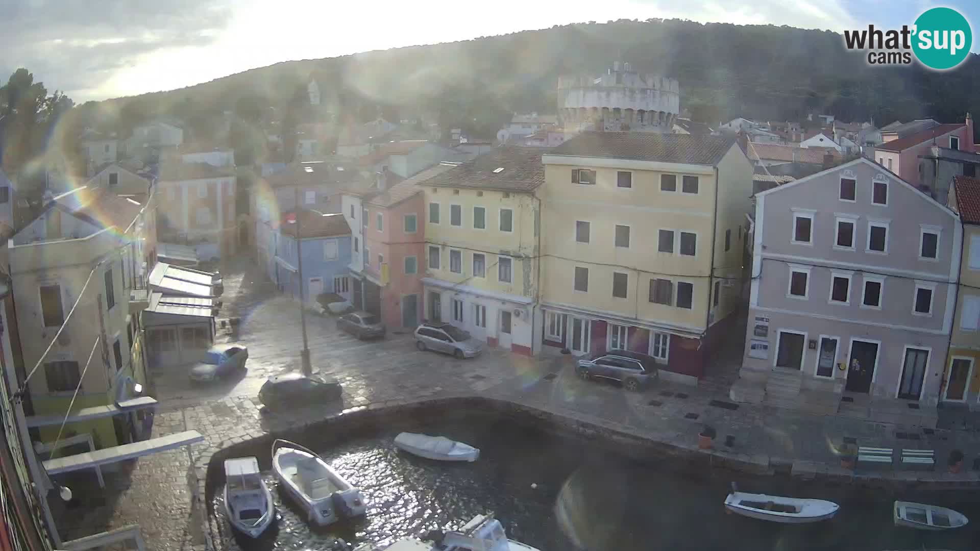 Lussingrande webcam – Piazzetta