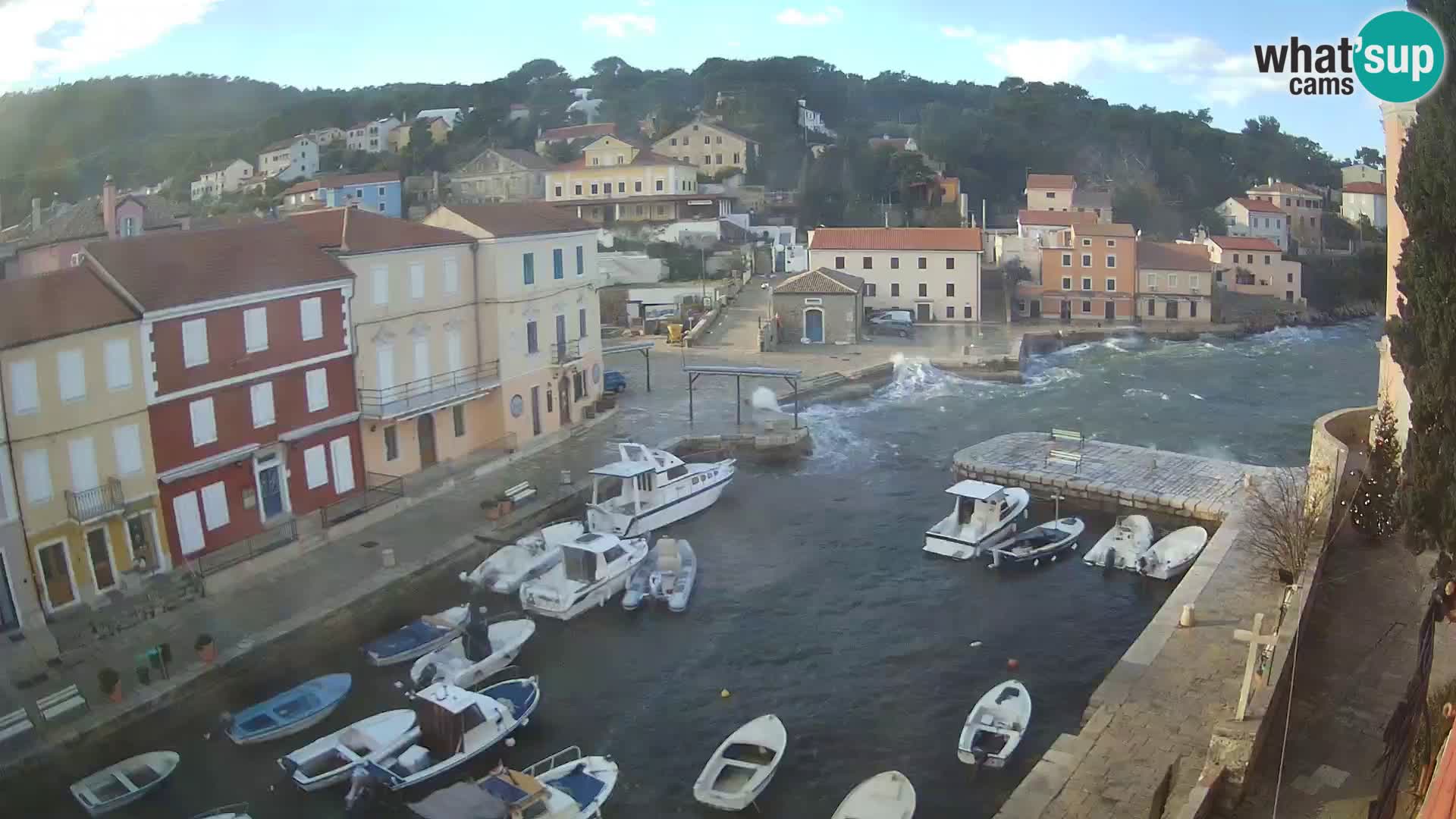 Lussingrande webcam – Piazzetta