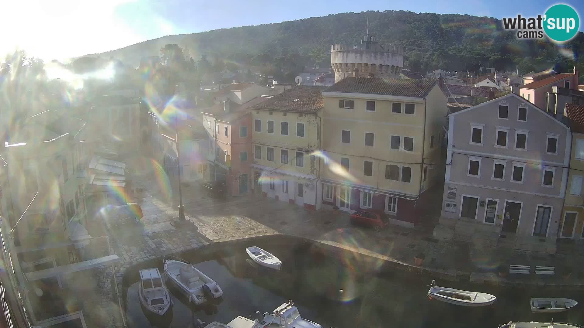 Lussingrande webcam – Piazzetta