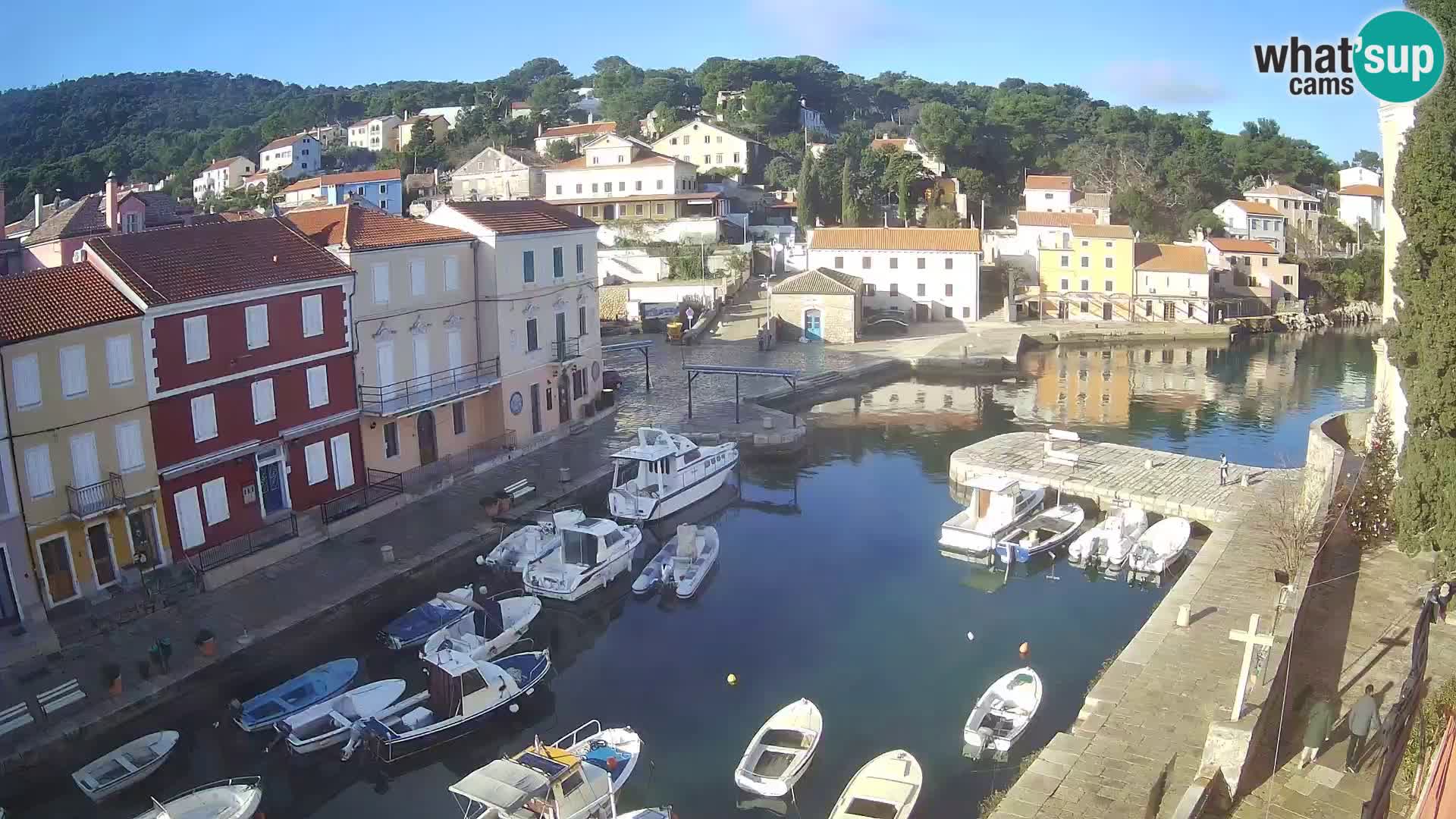 Lussingrande webcam – Piazzetta