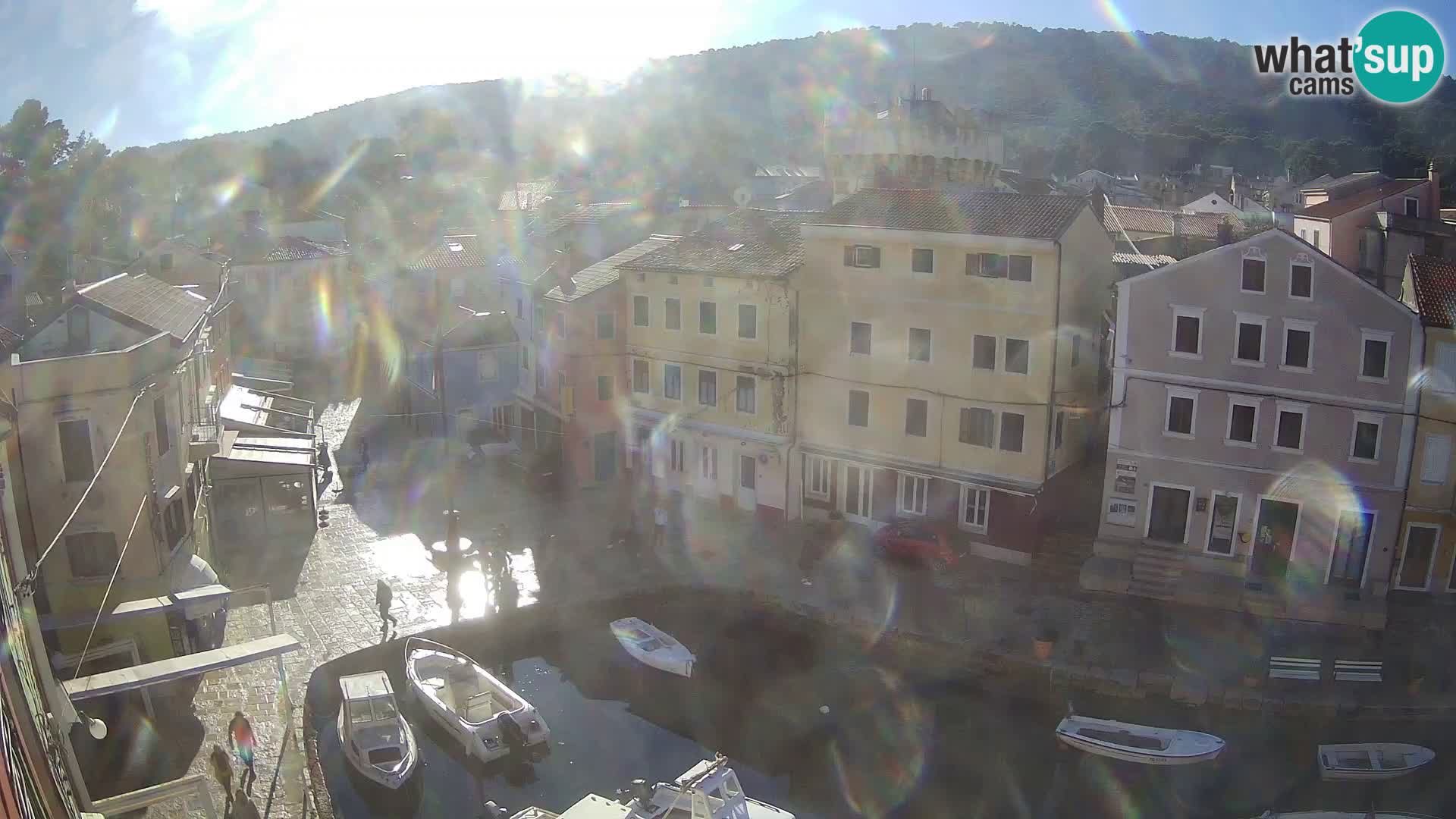 Lussingrande webcam – Piazzetta