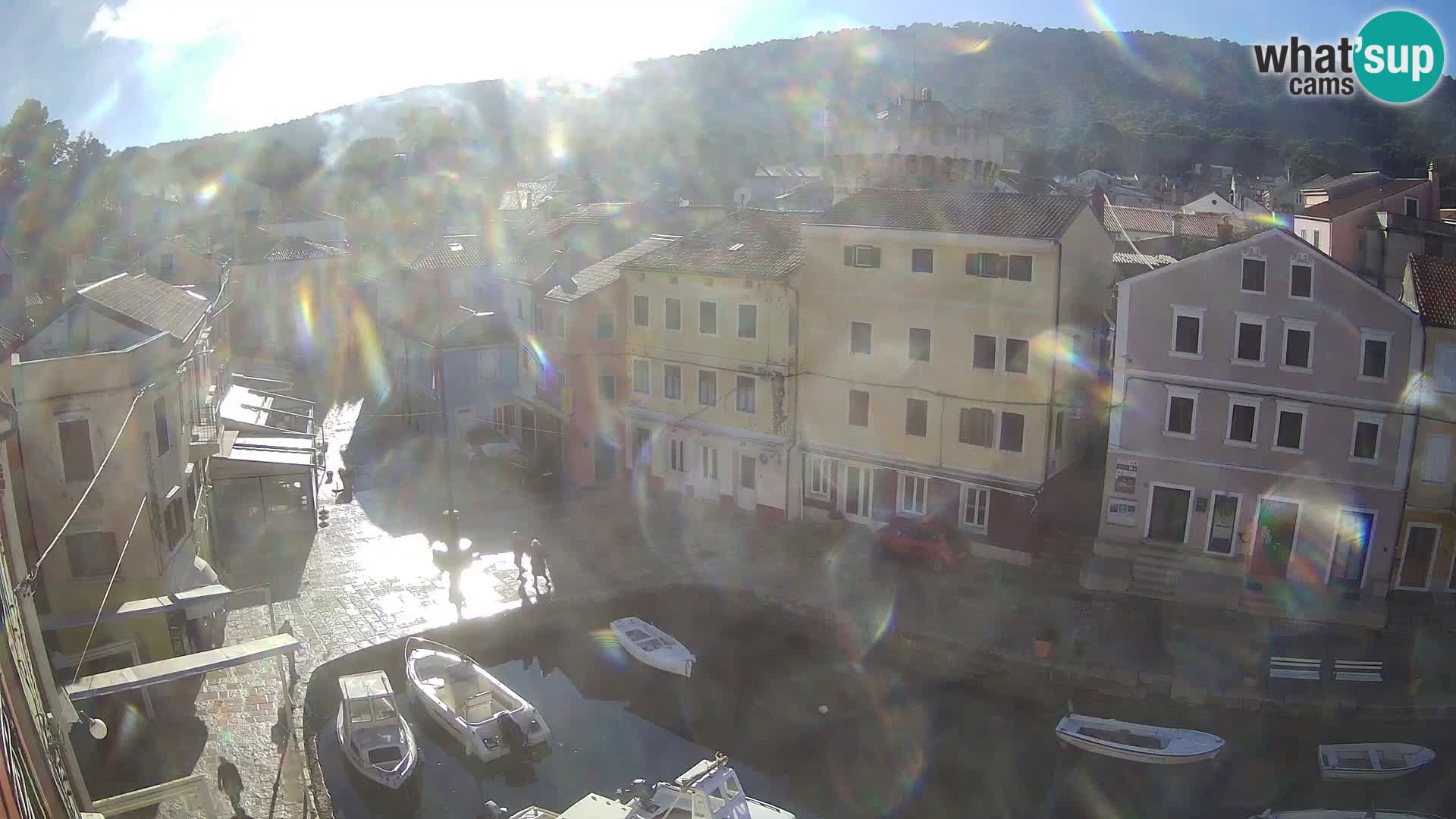 Lussingrande webcam – Piazzetta