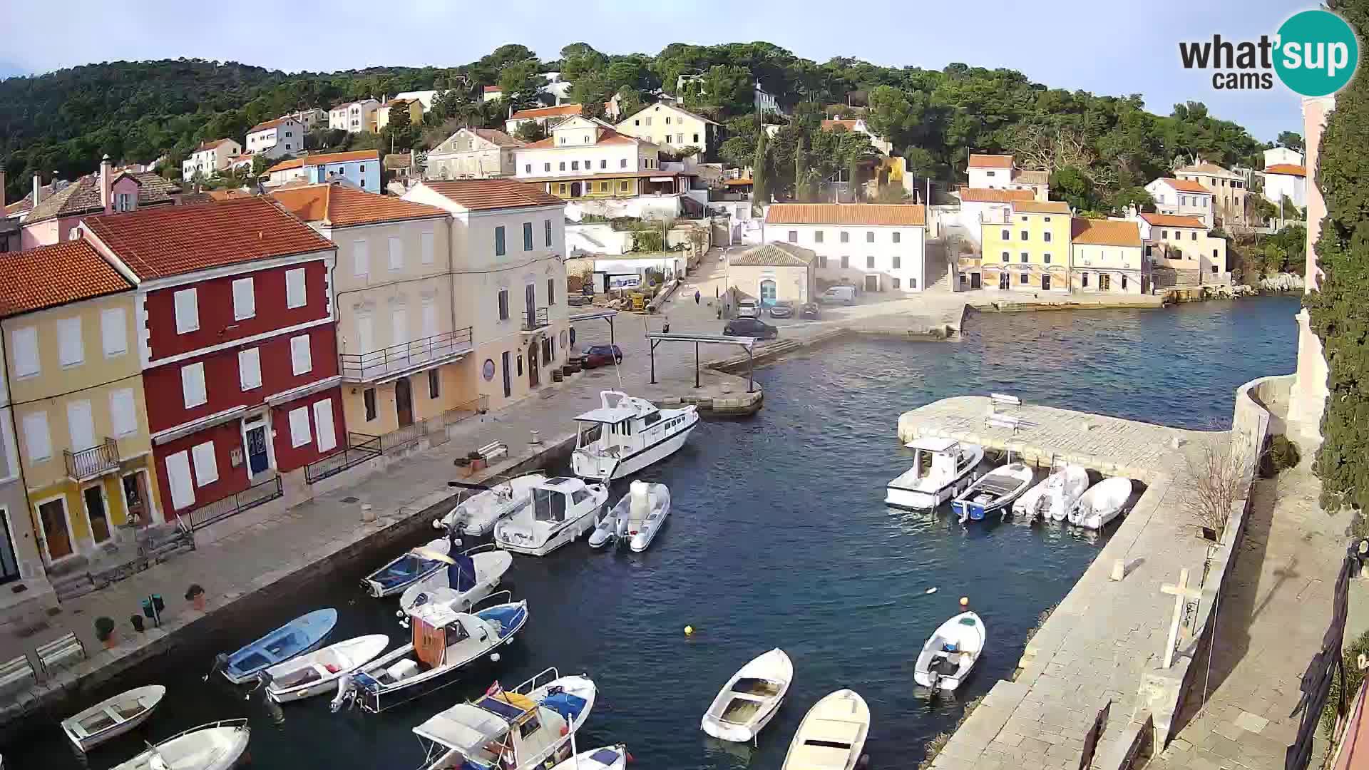 Veli Lošninj webcam – main square