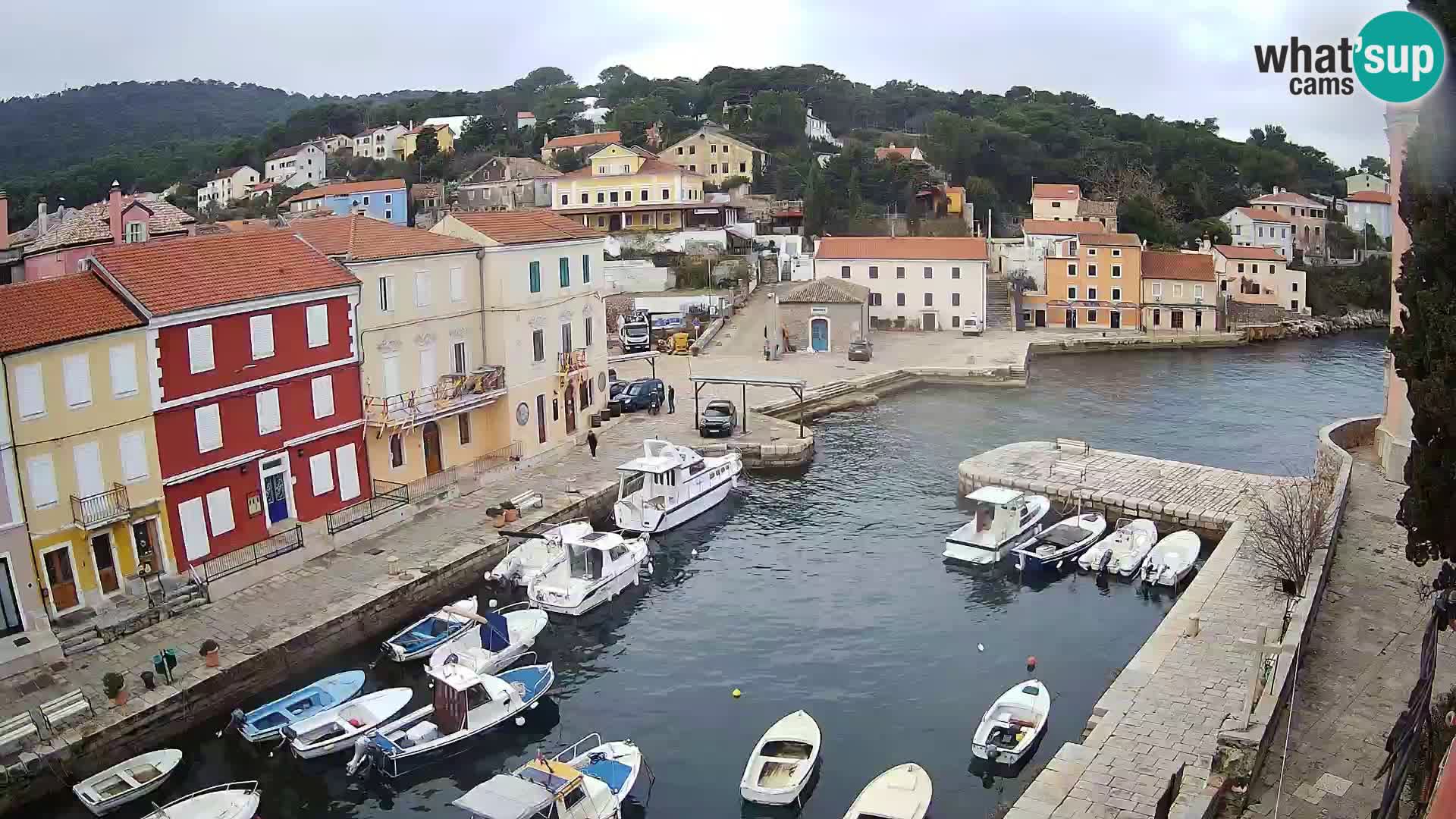 Veli Lošinj web kamera – trgič