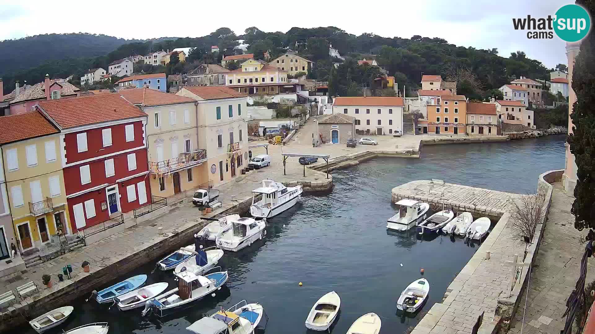 Veli Lošinj web kamera – trgič