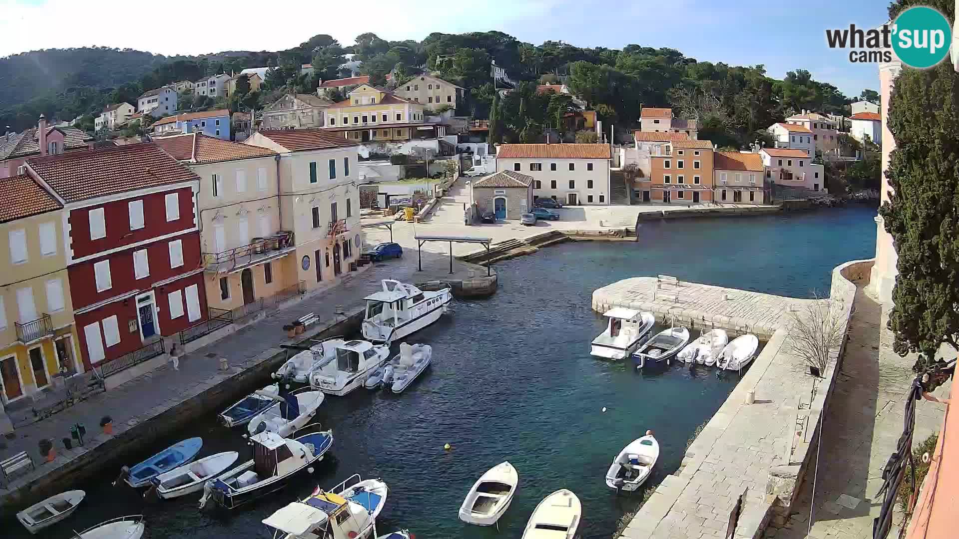 Veli Lošinj camera en vivo – plaza