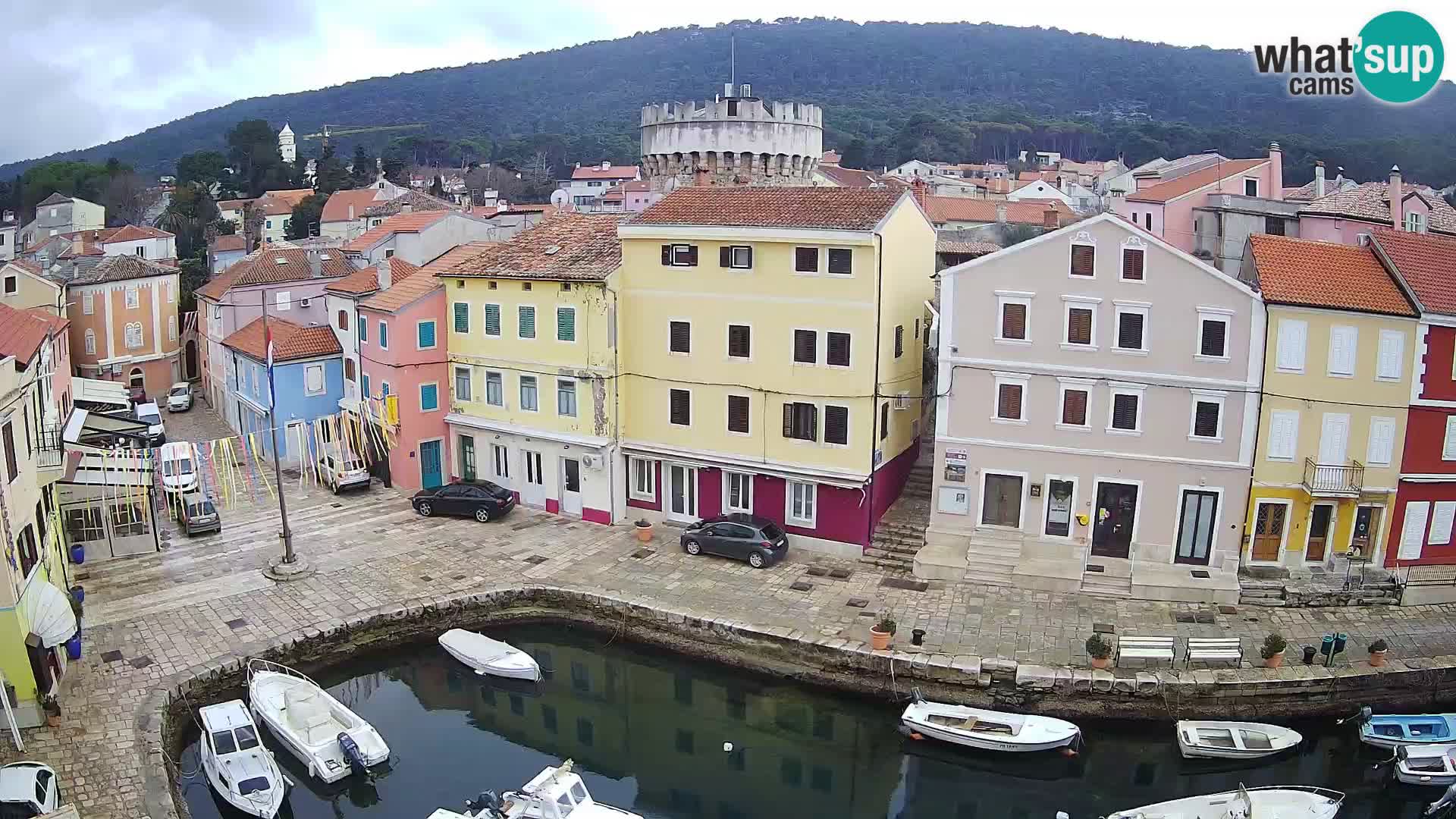 Lussingrande webcam – Piazzetta