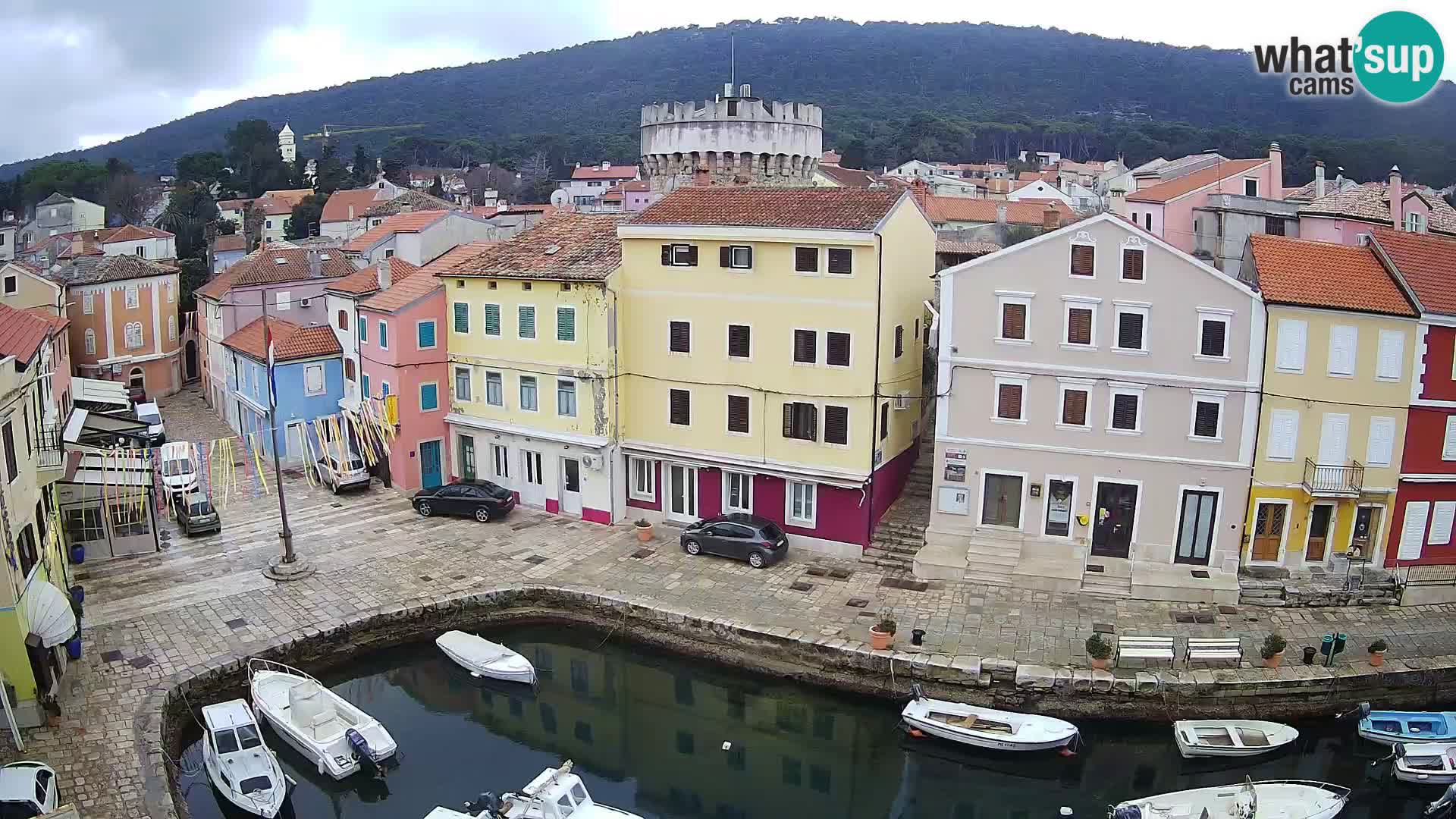 Lussingrande webcam – Piazzetta