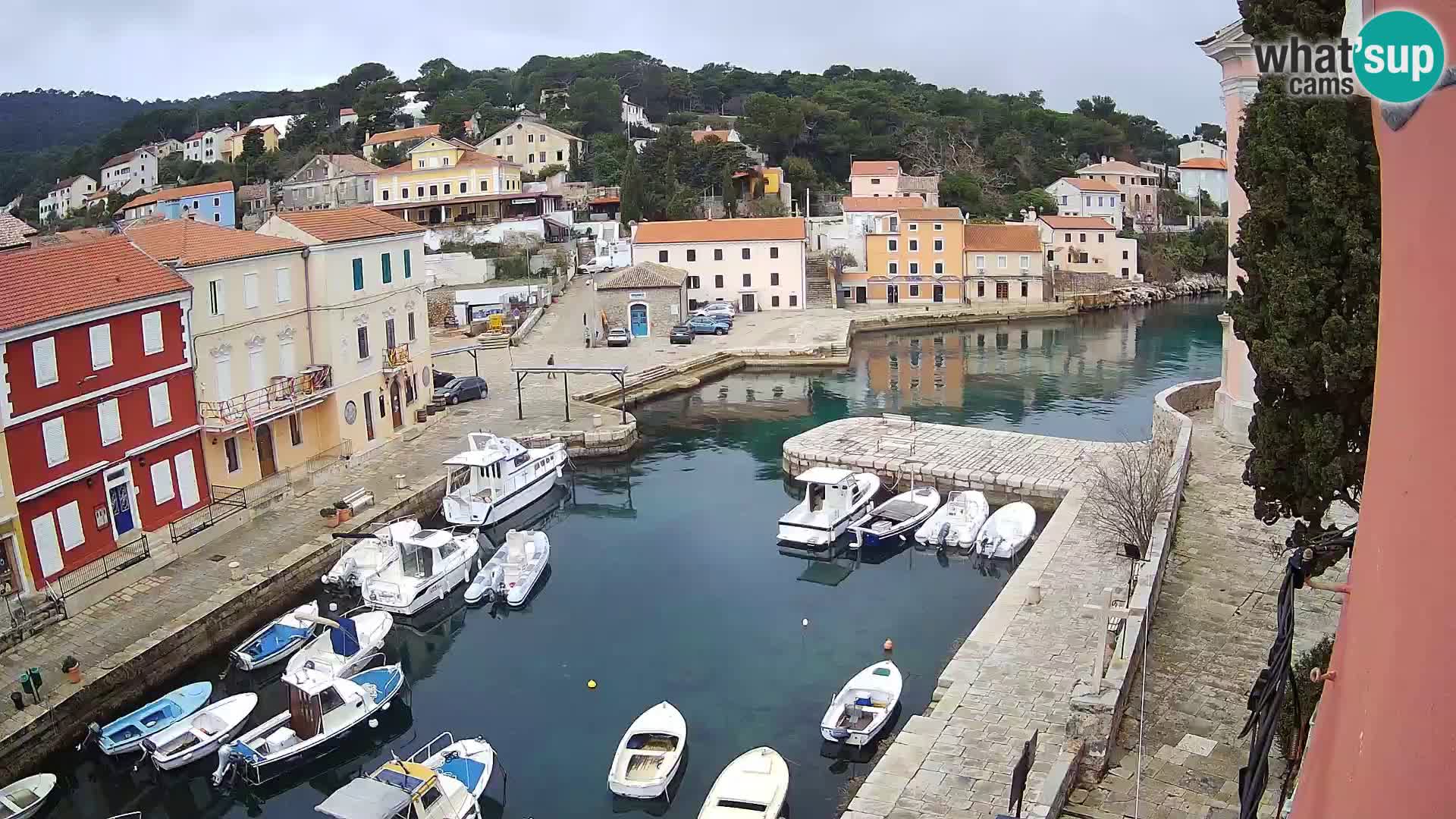 Lussingrande webcam – Piazzetta