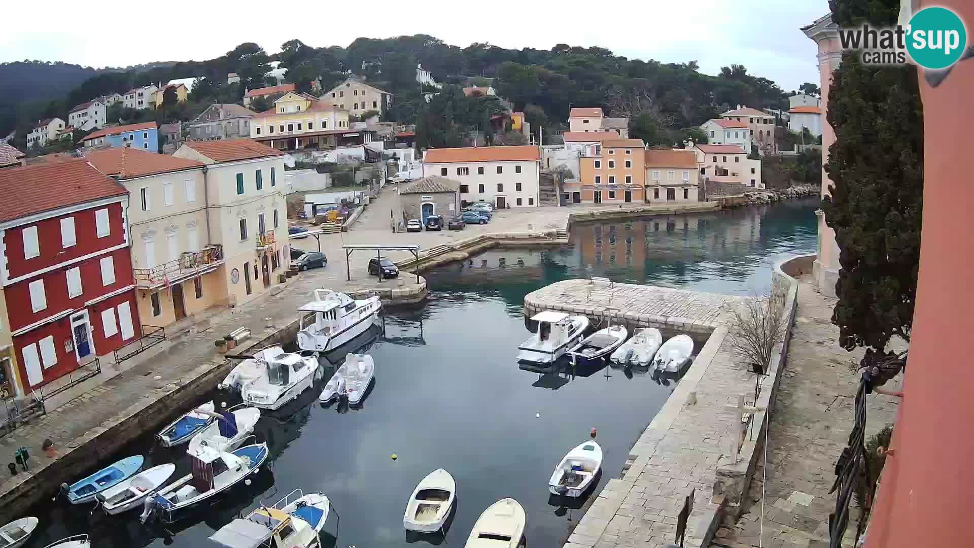 Lussingrande webcam – Piazzetta