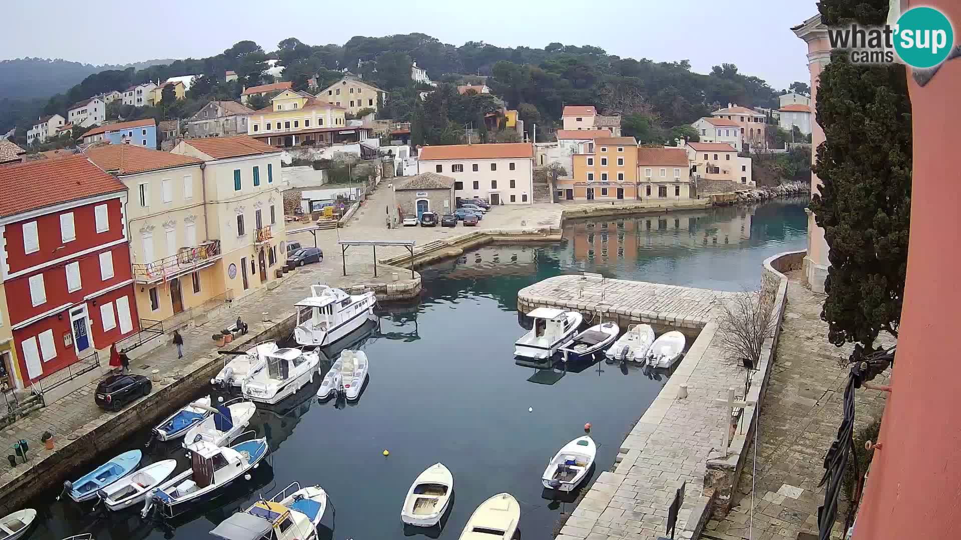 Veli Lošinj camera en vivo – plaza