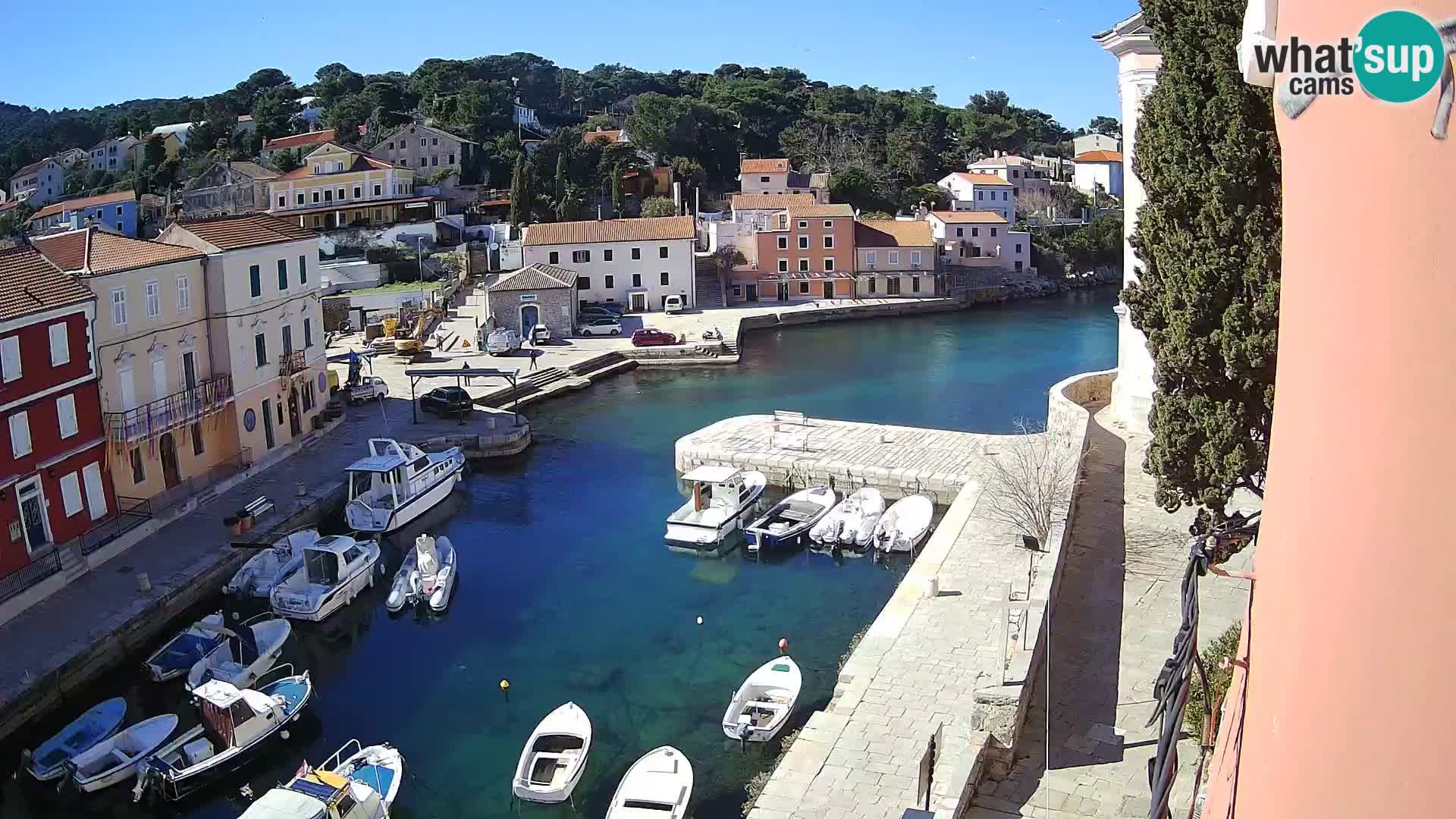 Veli Lošinj camera en vivo – plaza