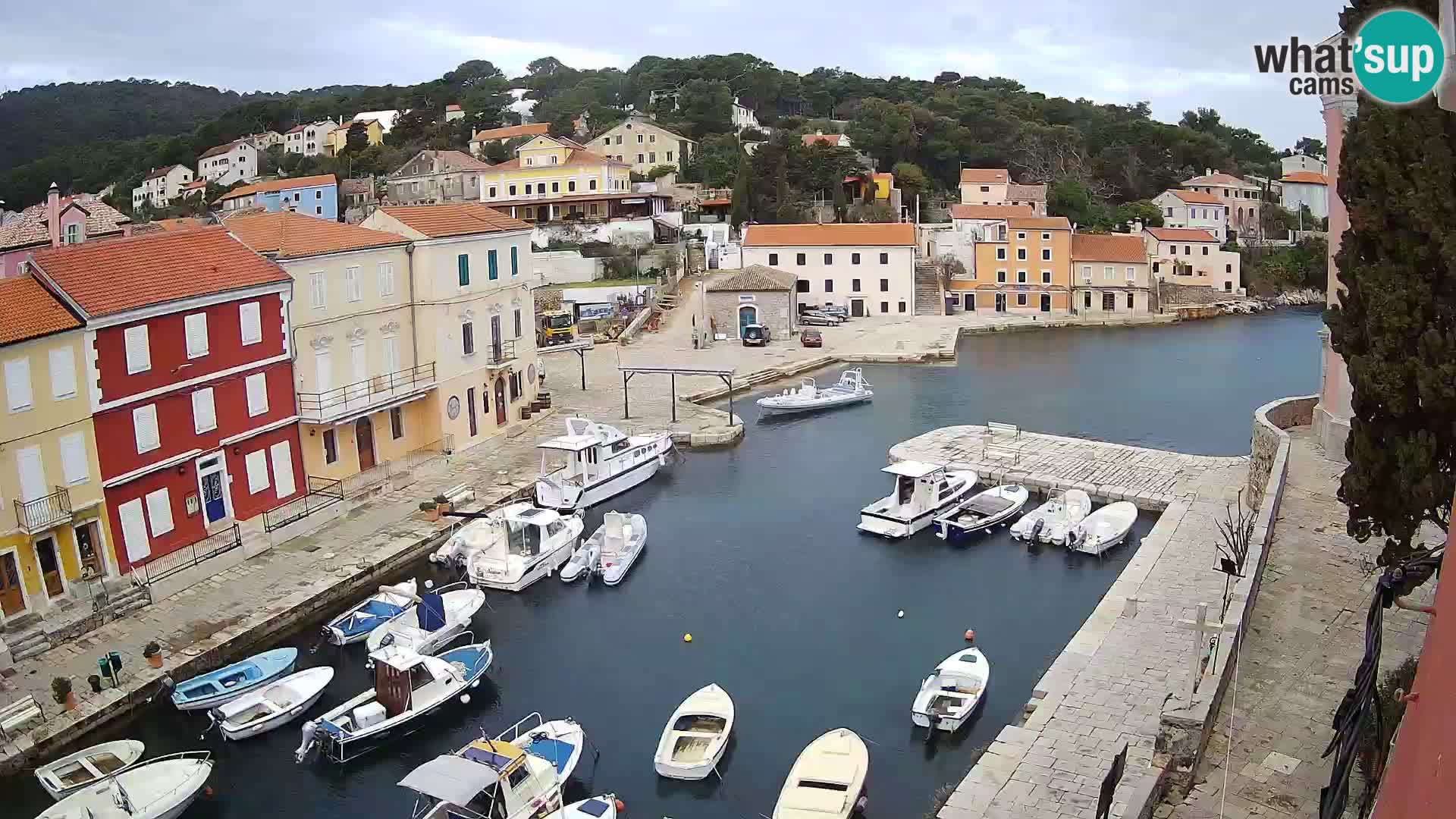 Lussingrande webcam – Piazzetta