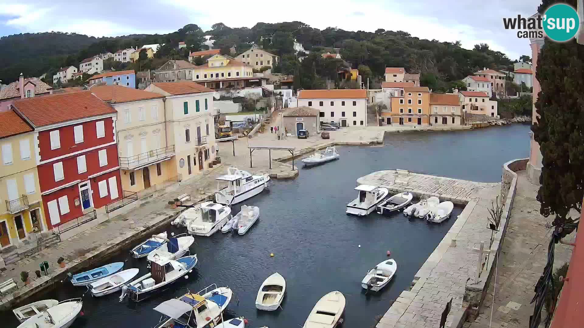 Lussingrande webcam – Piazzetta