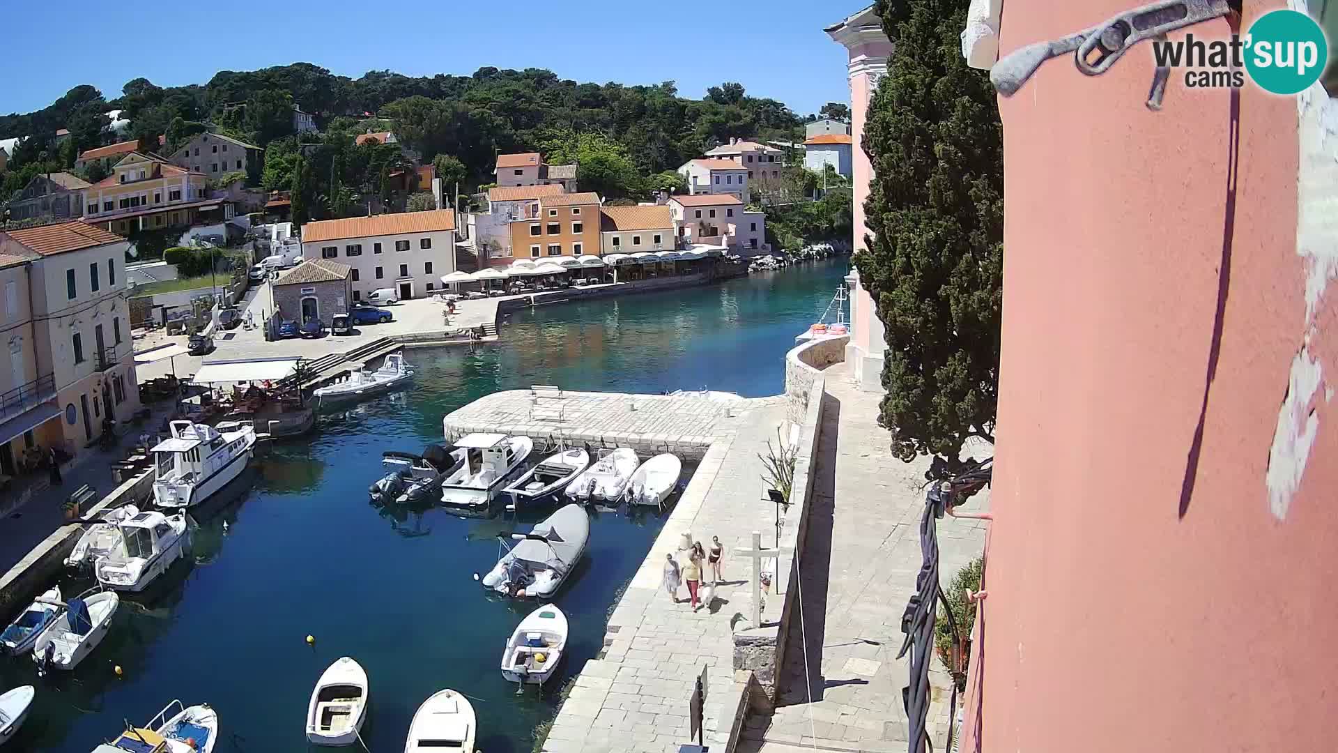 Veli Lošinj camera en vivo – plaza
