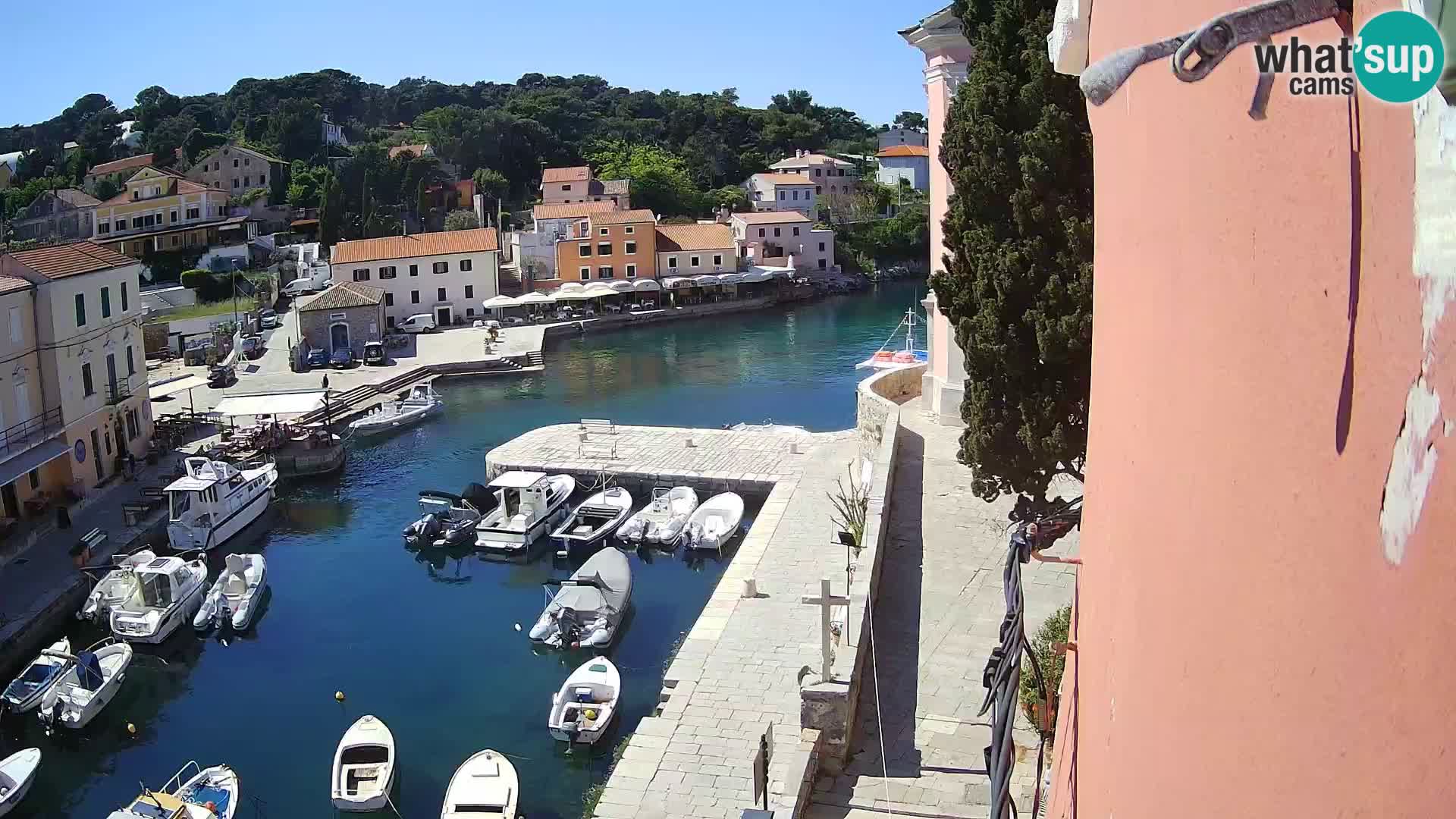 Veli Lošinj spletna kamera – trg
