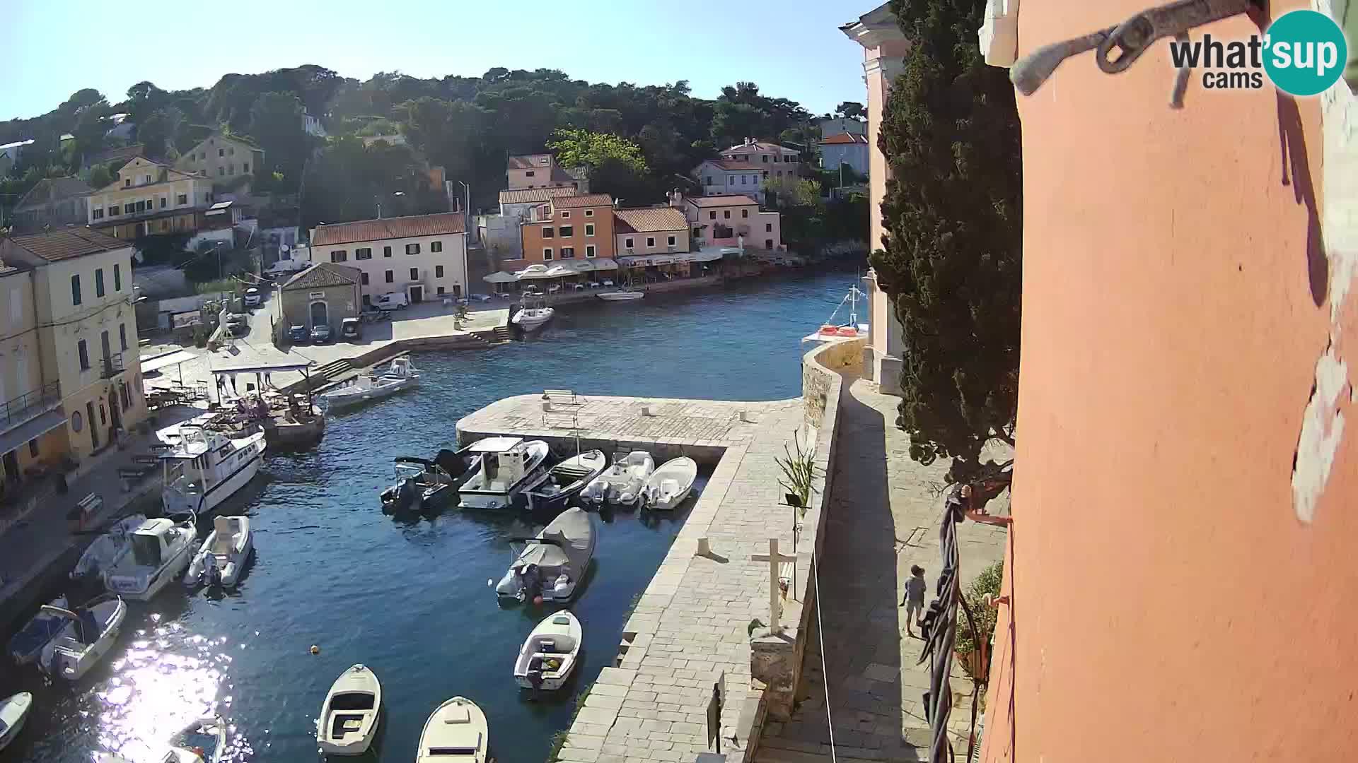 Veli Lošinj web kamera – trgič