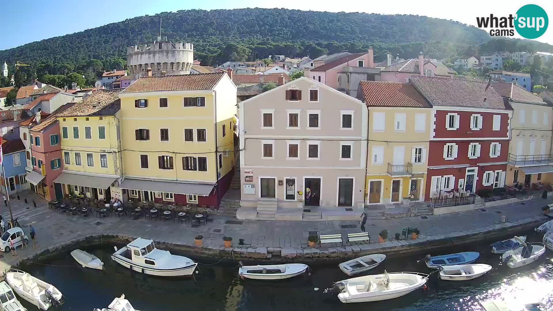 Lussingrande webcam – Piazzetta