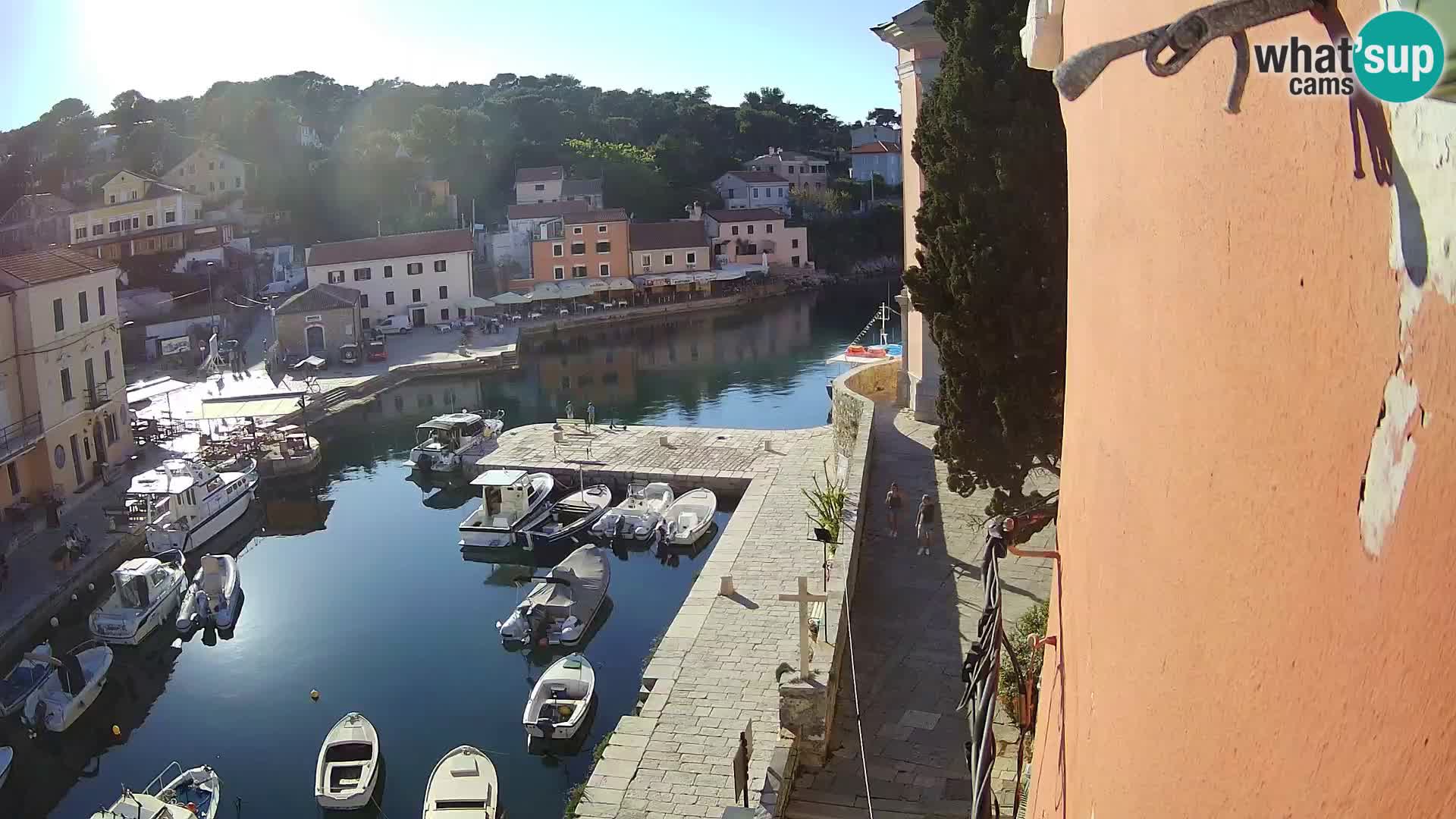 Lussingrande webcam – Piazzetta