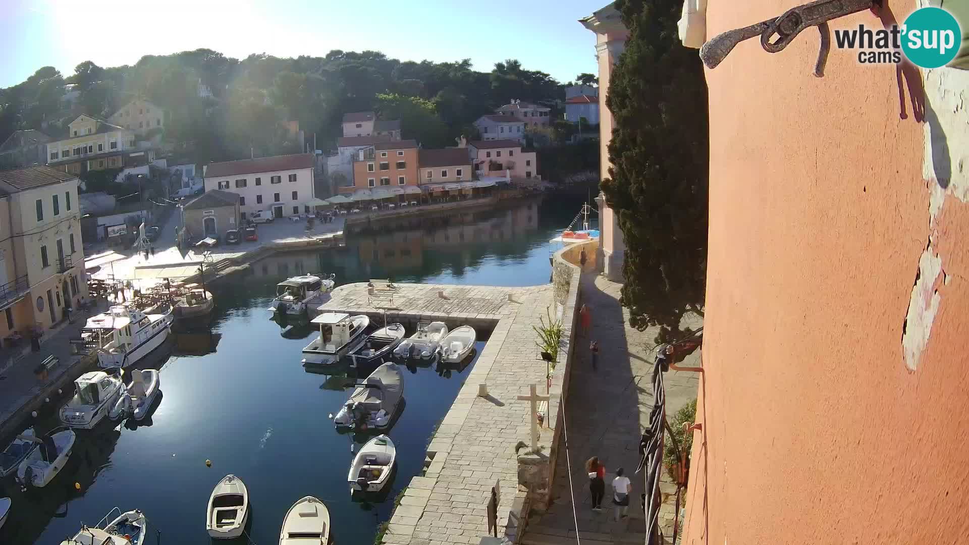 Lussingrande webcam – Piazzetta