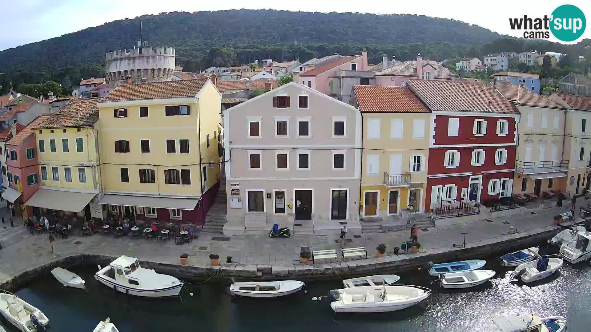 Lussingrande webcam – Piazzetta