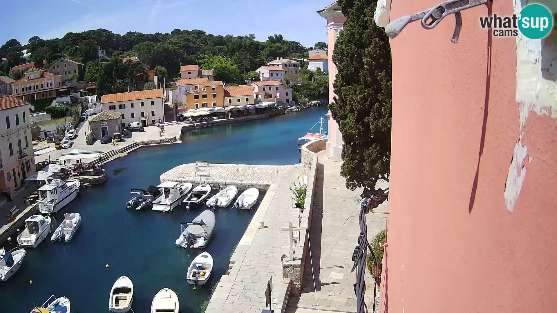 Lussingrande webcam – Piazzetta