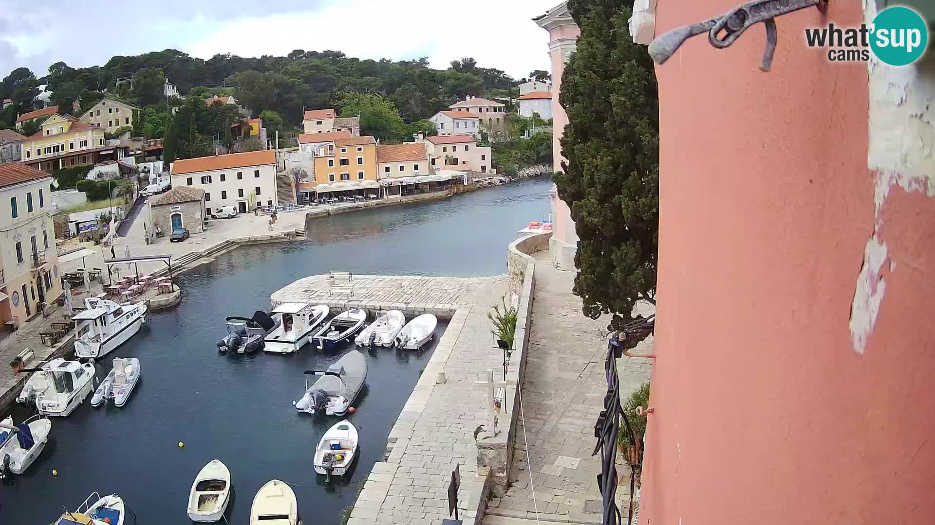 Veli Lošninj webcam – main square