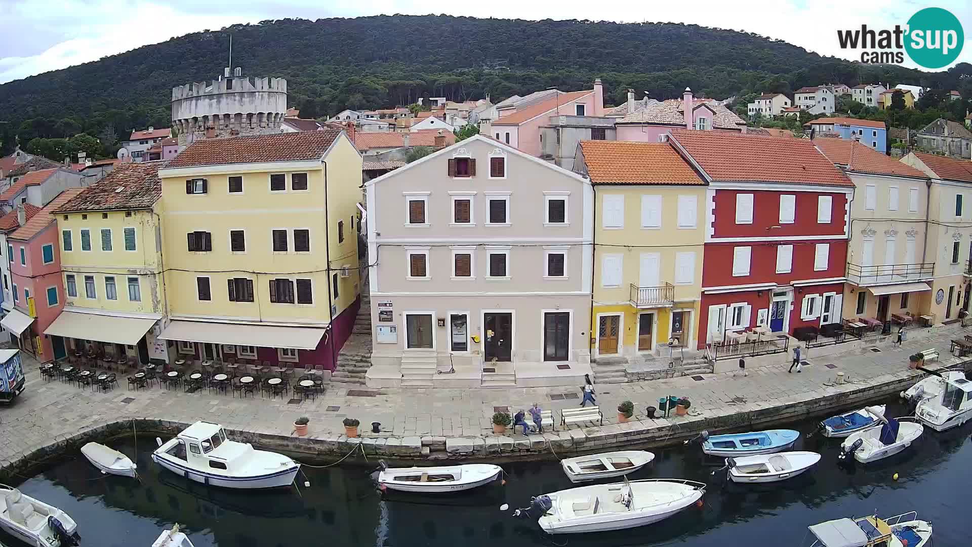 Lussingrande webcam – Piazzetta