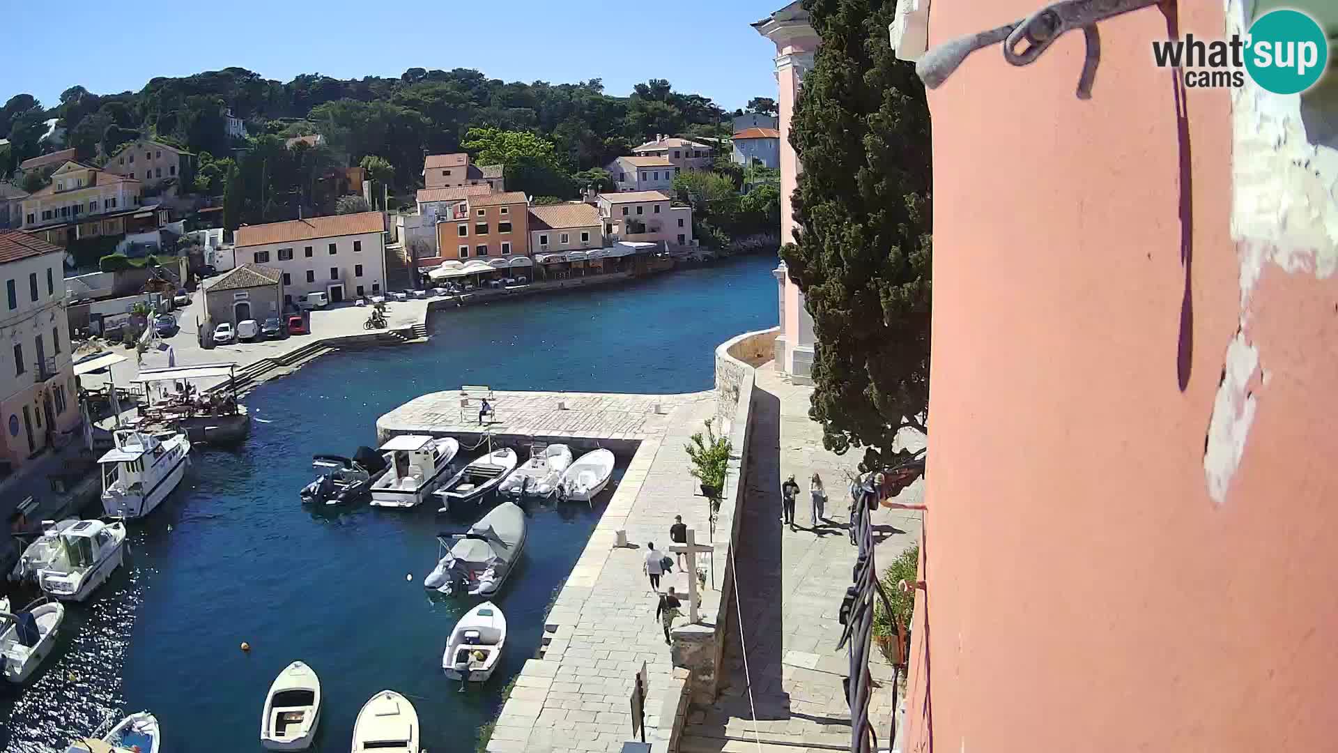 Veli Lošinj spletna kamera – trg