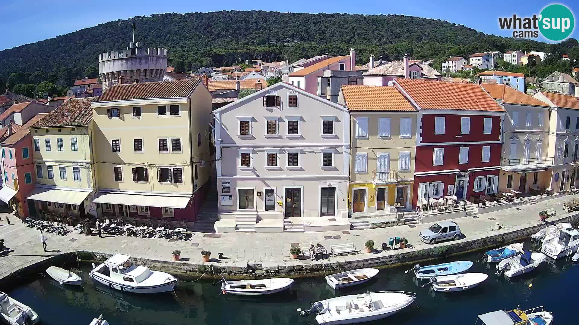 Veli Lošinj spletna kamera – trg