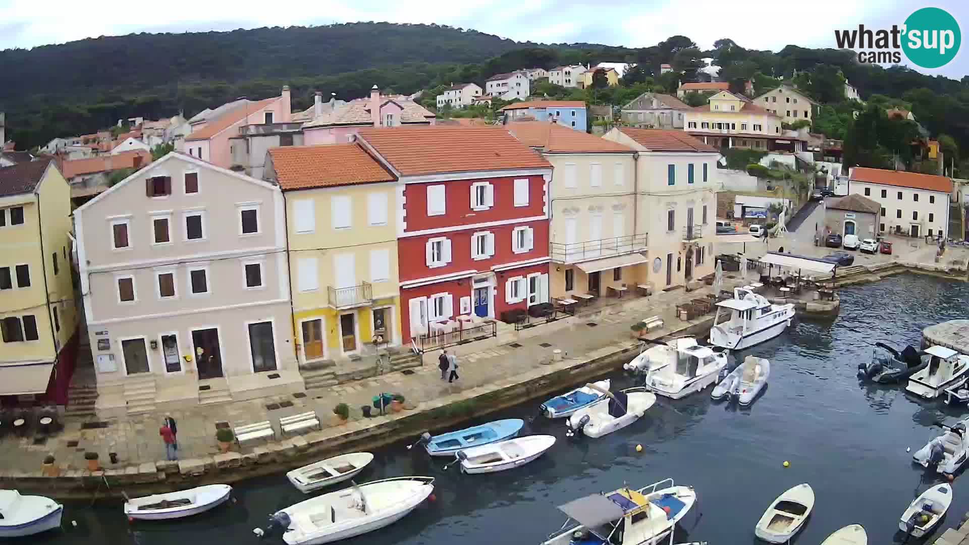 Veli Lošinj spletna kamera – trg