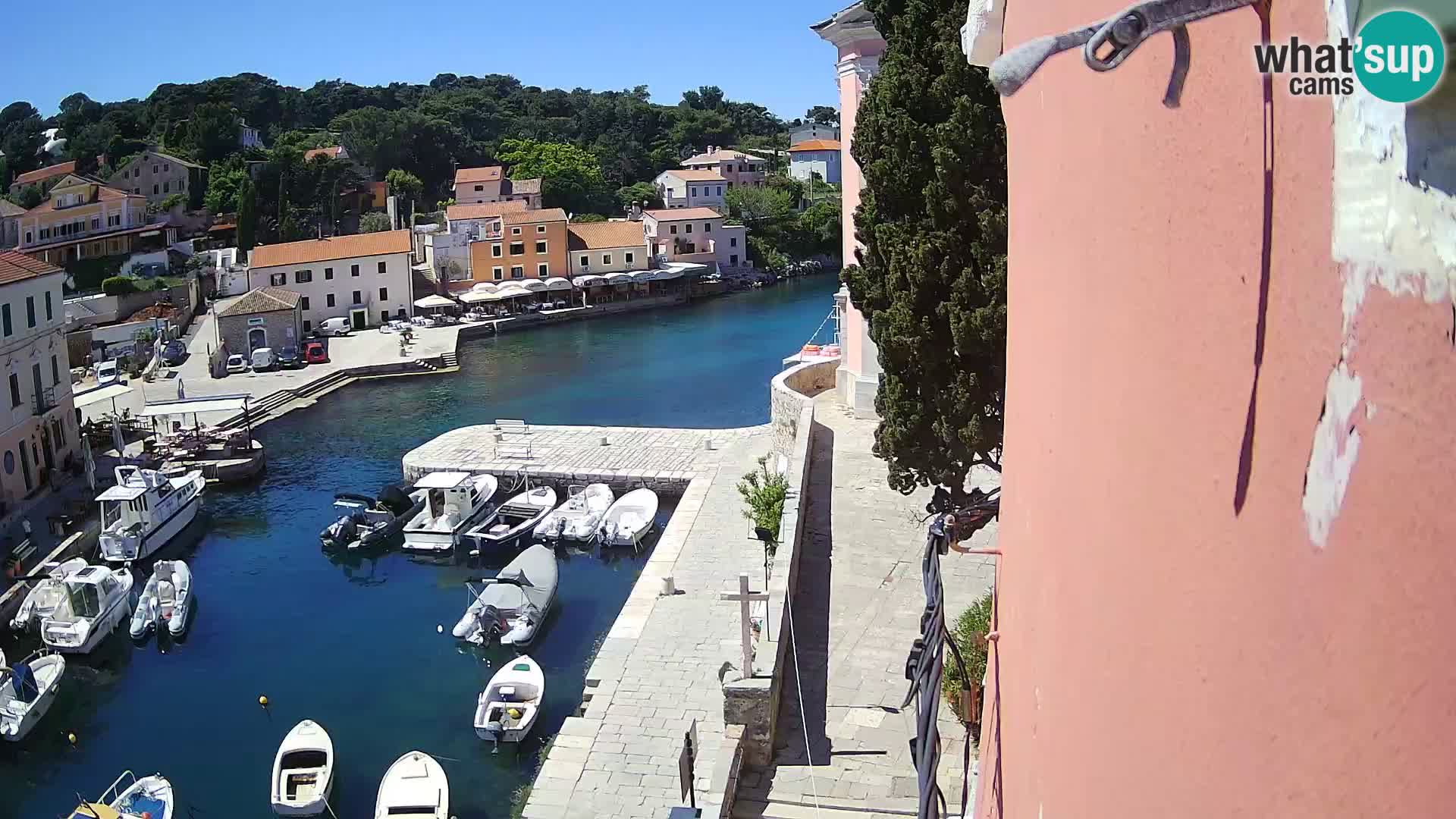 Veli Lošinj web kamera – trgič