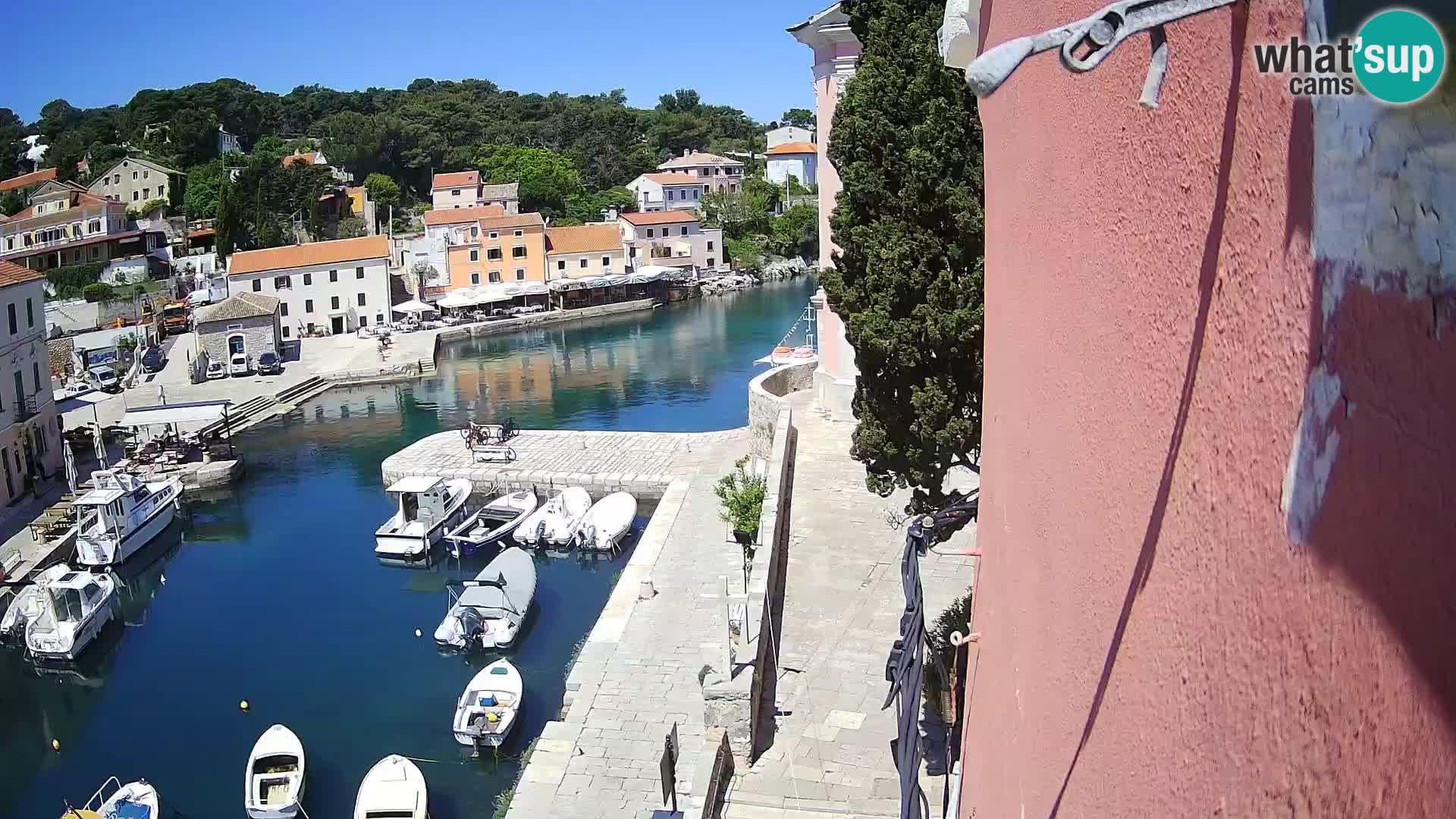 Veli Lošinj spletna kamera – trg