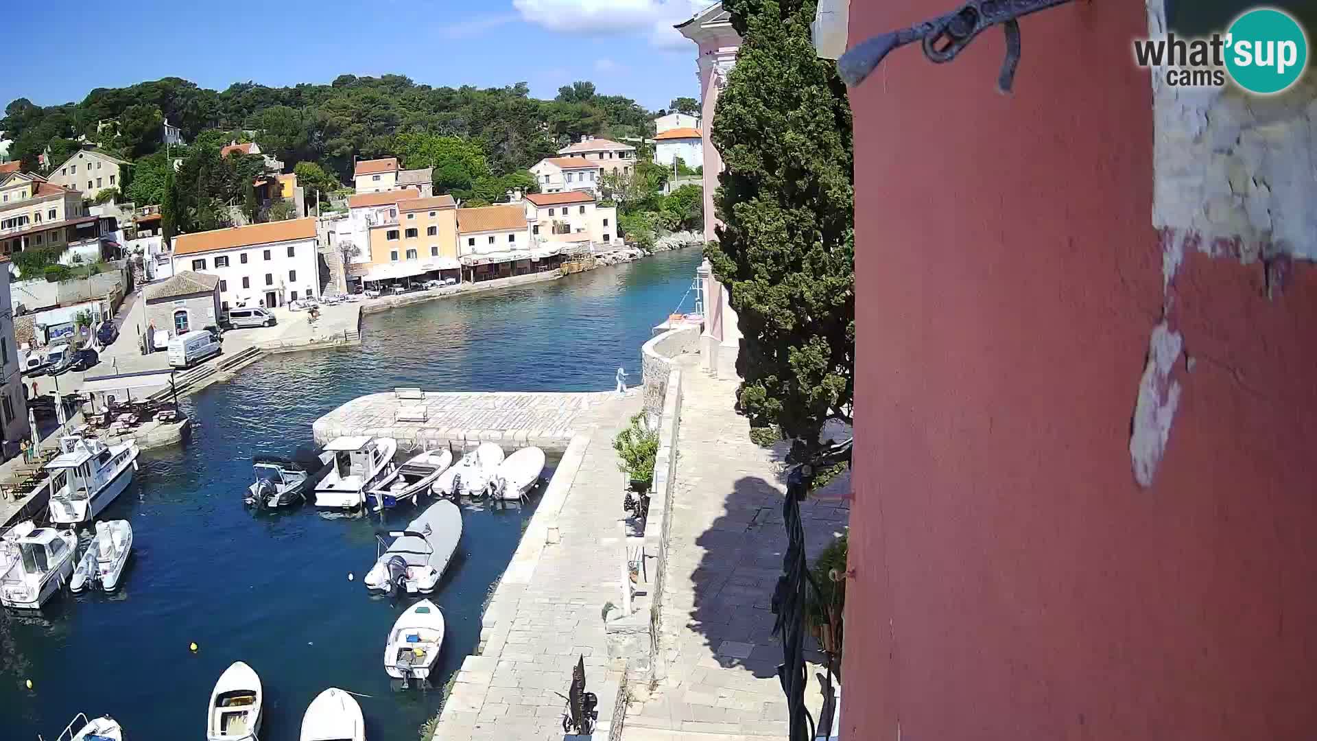 Veli Lošinj web kamera – trgič