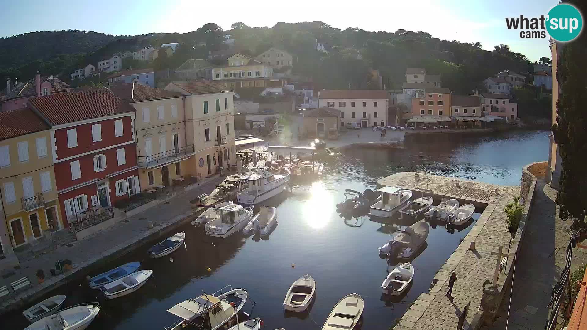Lussingrande webcam – Piazzetta