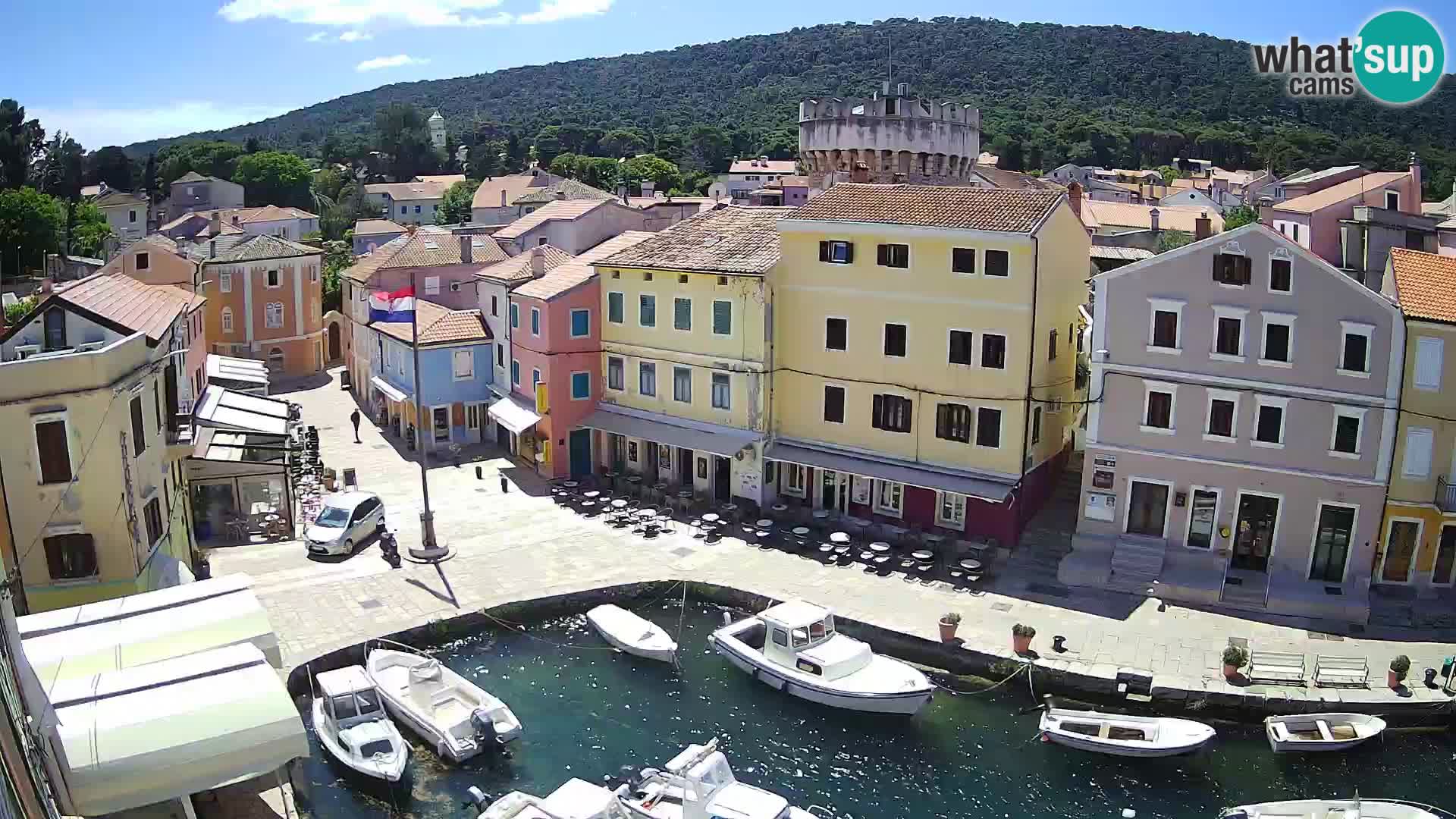 Veli Lošinj camera en vivo – plaza