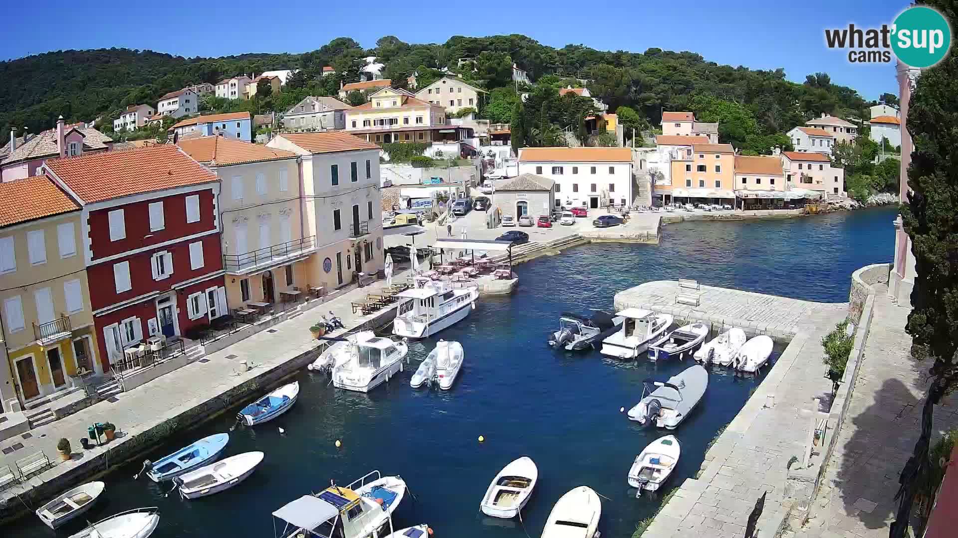 Lussingrande webcam – Piazzetta