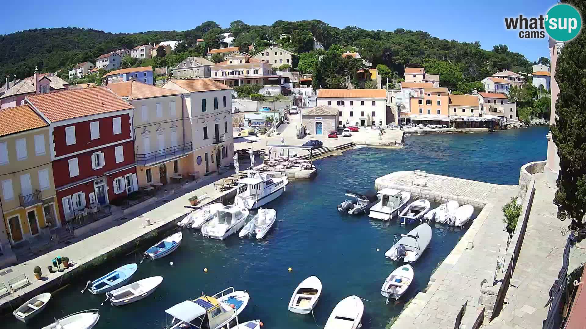 Veli Lošinj spletna kamera – trg