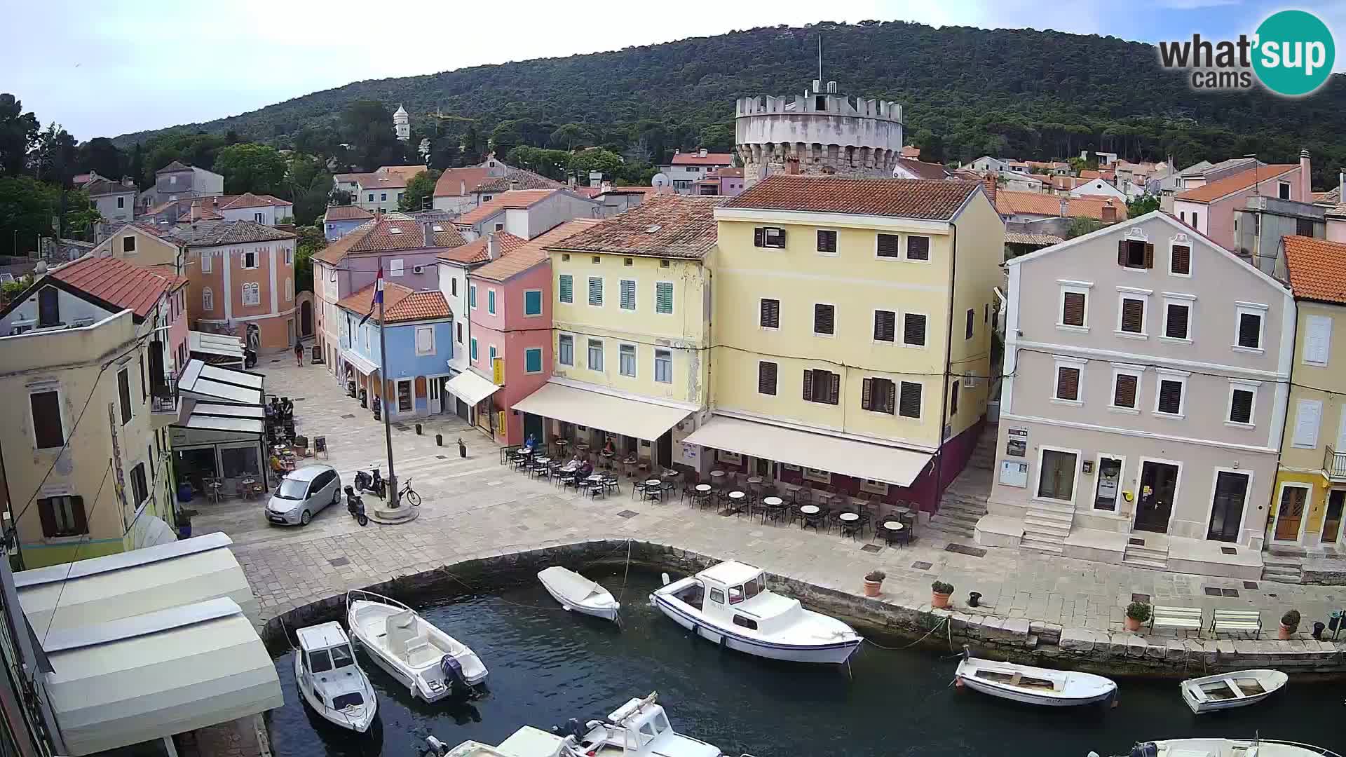 Veli Lošinj camera en vivo – plaza