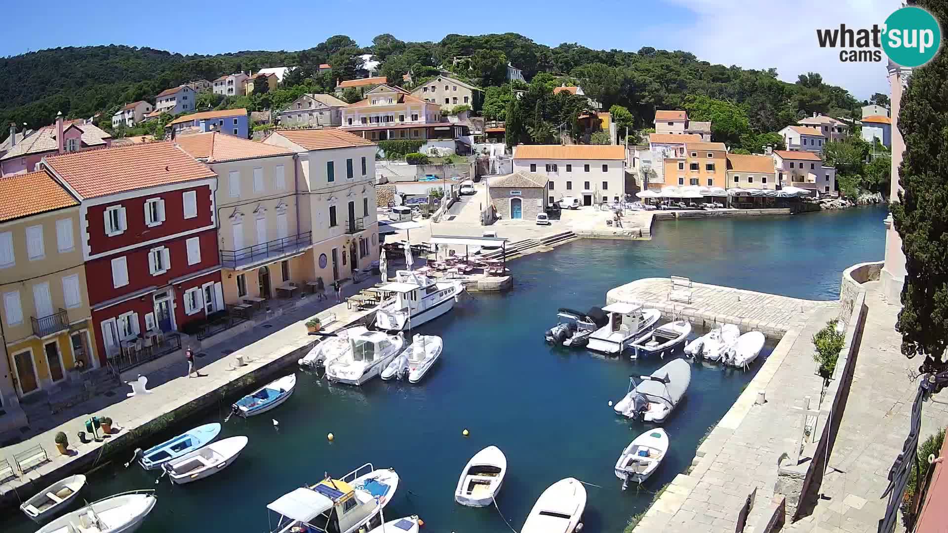 Lussingrande webcam – Piazzetta