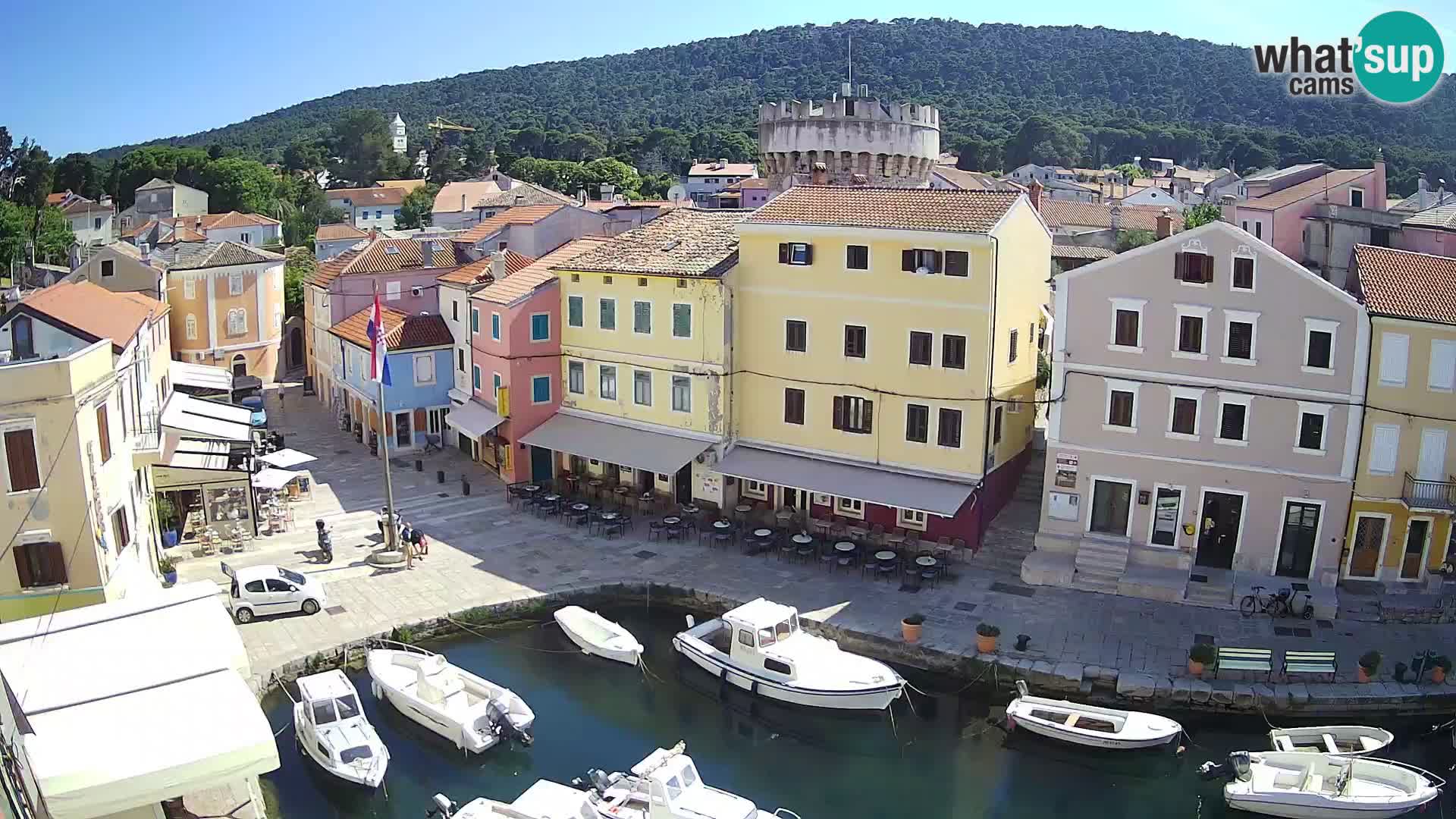 Veli Lošinj camera en vivo – plaza