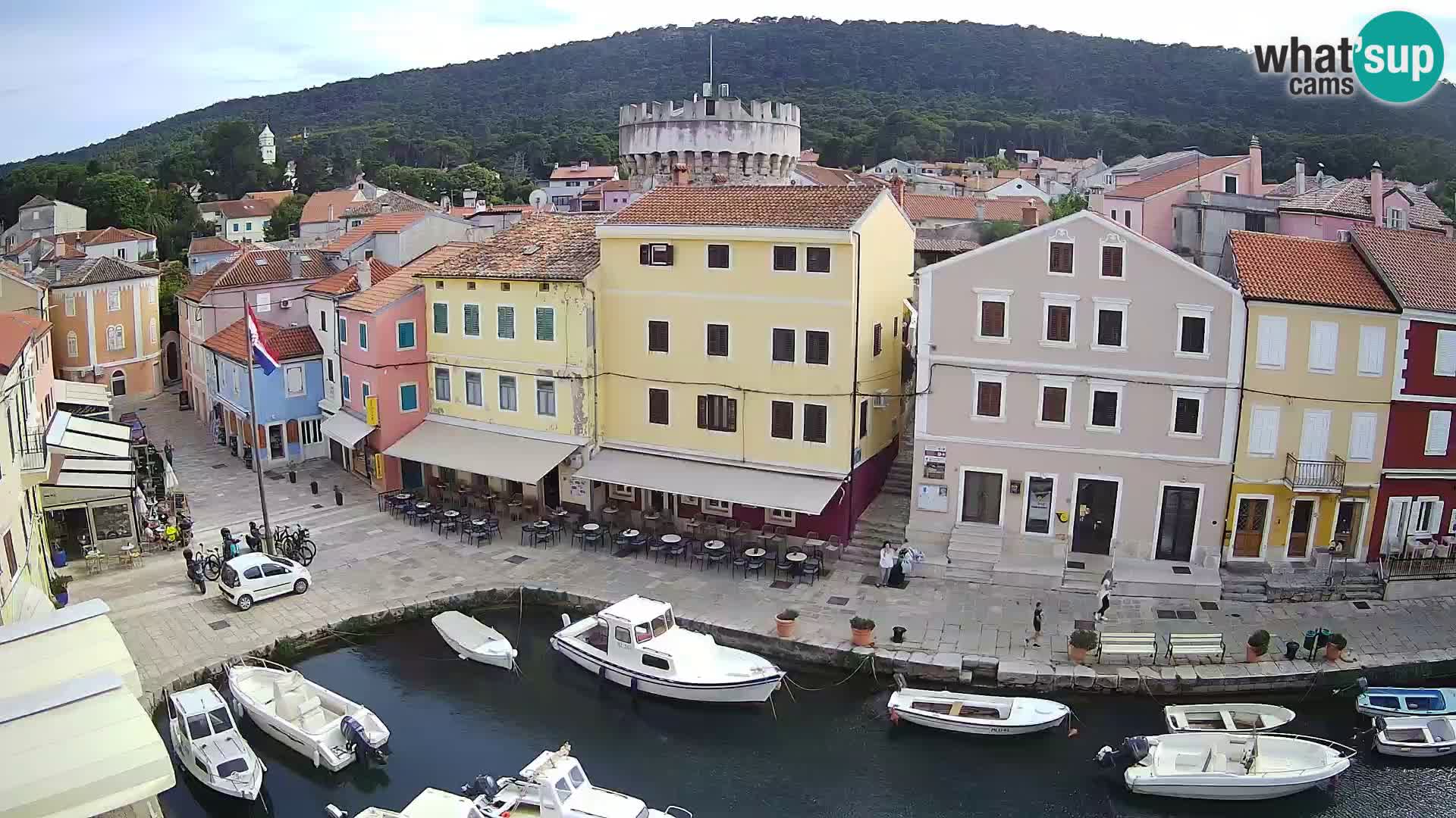 Veli Lošinj camera en vivo – plaza