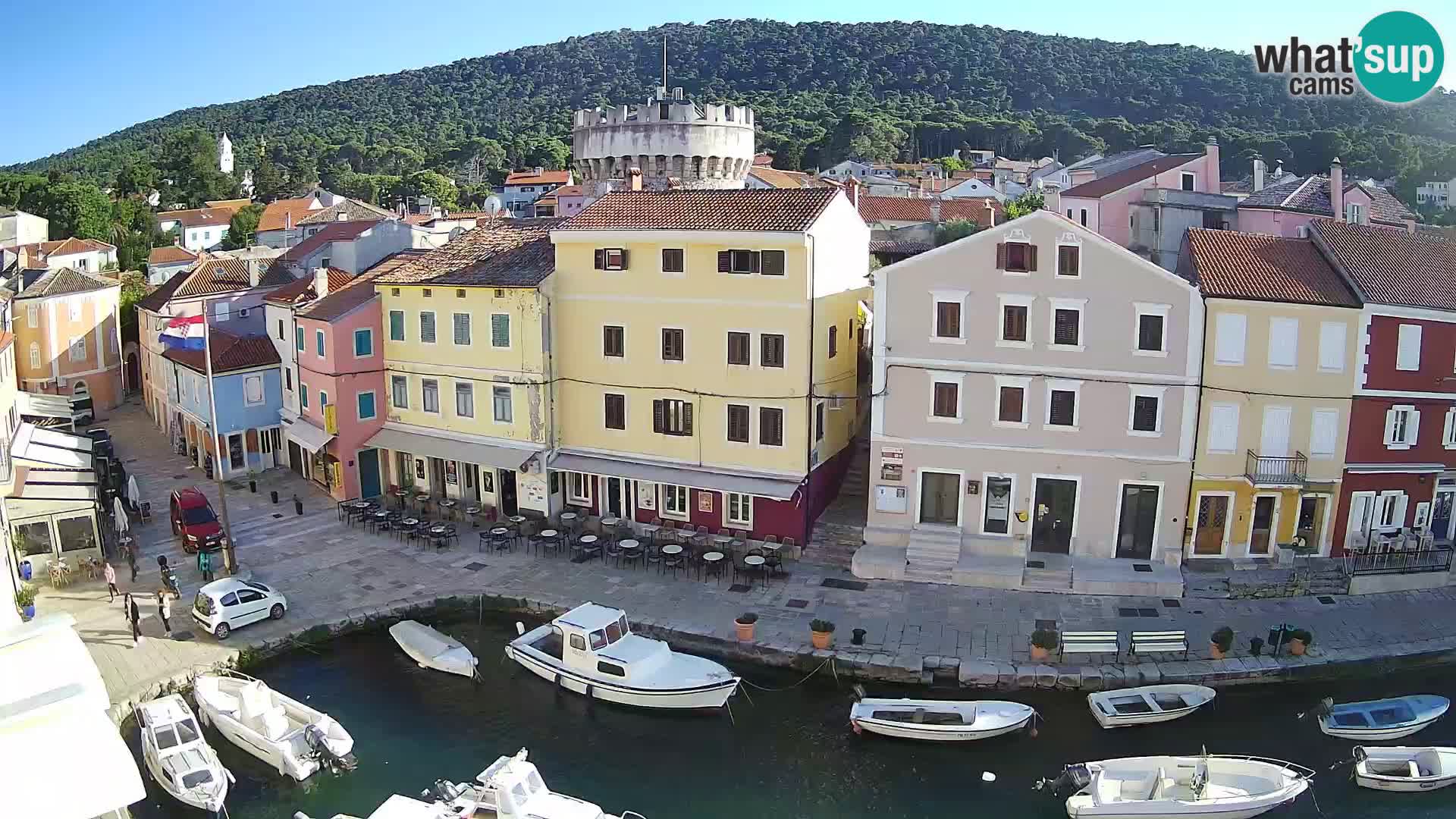 Veli Lošinj camera en vivo – plaza