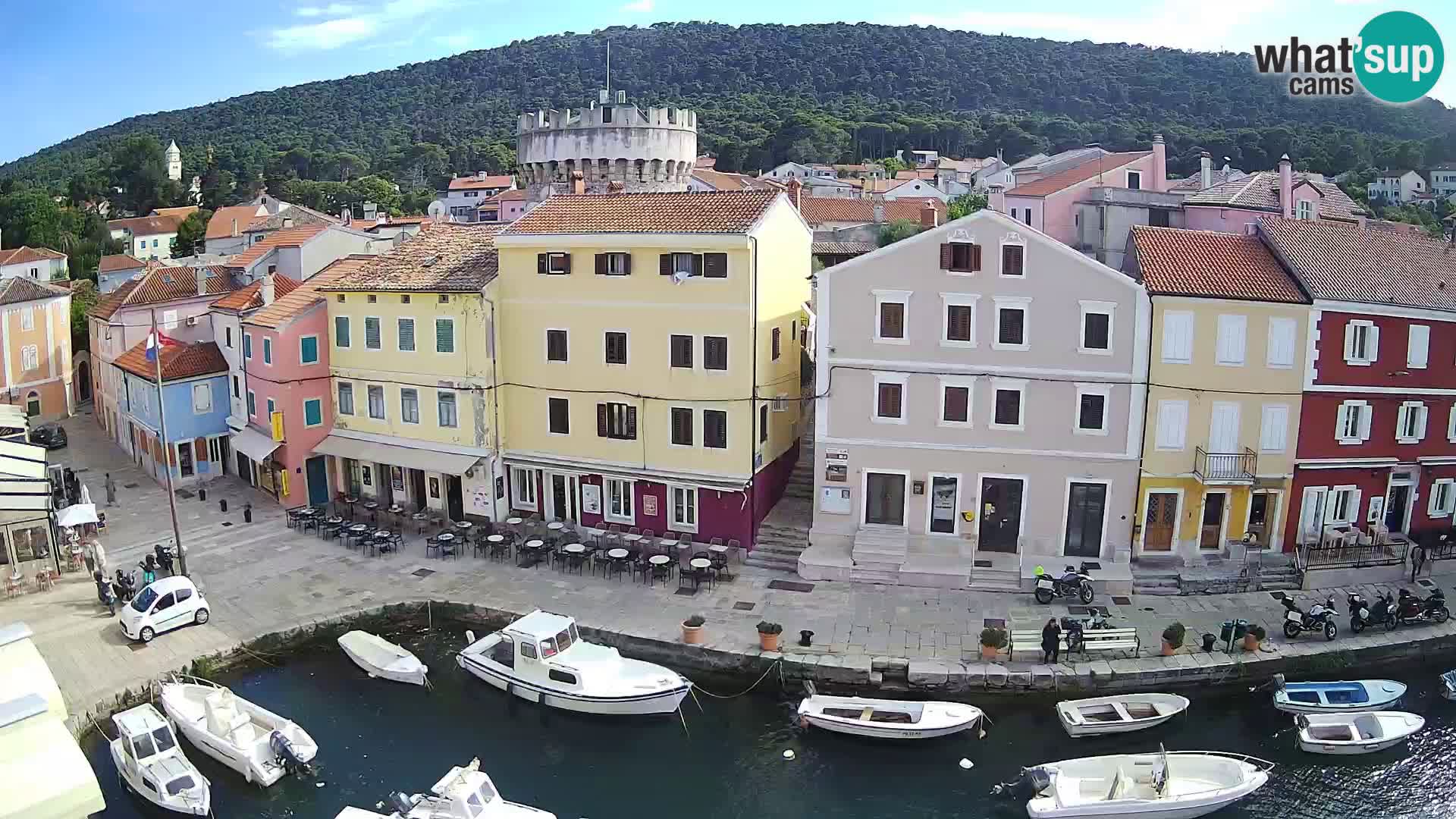 Lussingrande webcam – Piazzetta