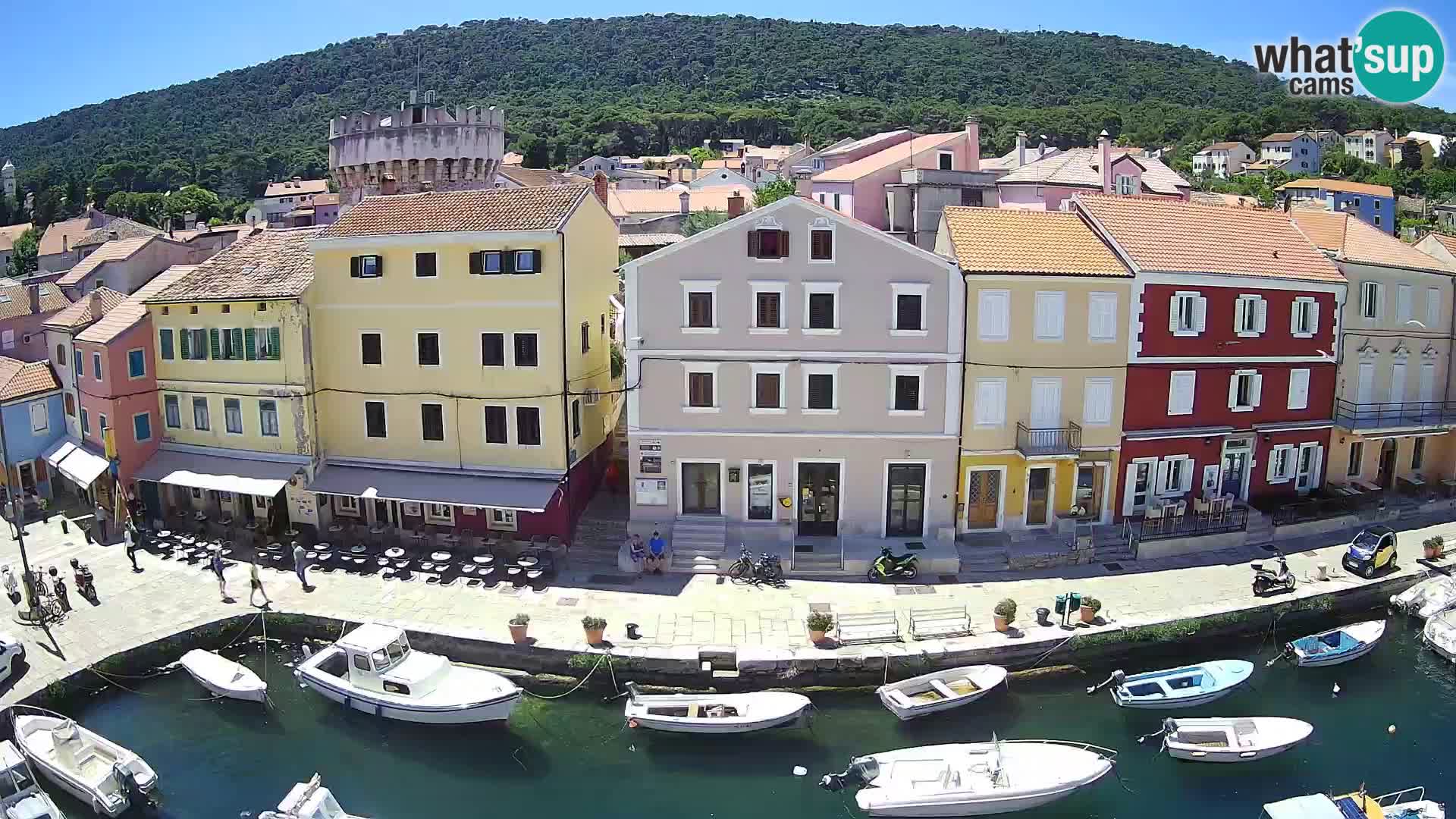 Lussingrande webcam – Piazzetta