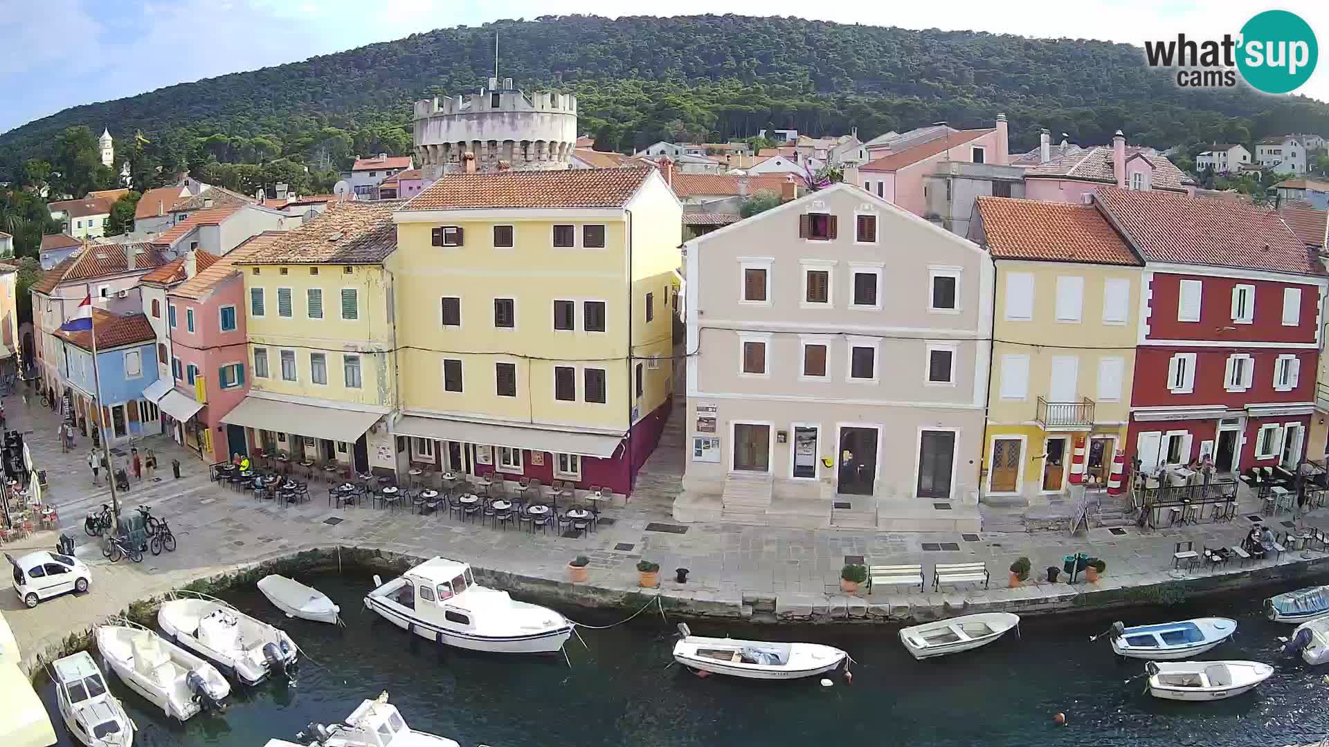 Lussingrande webcam – Piazzetta