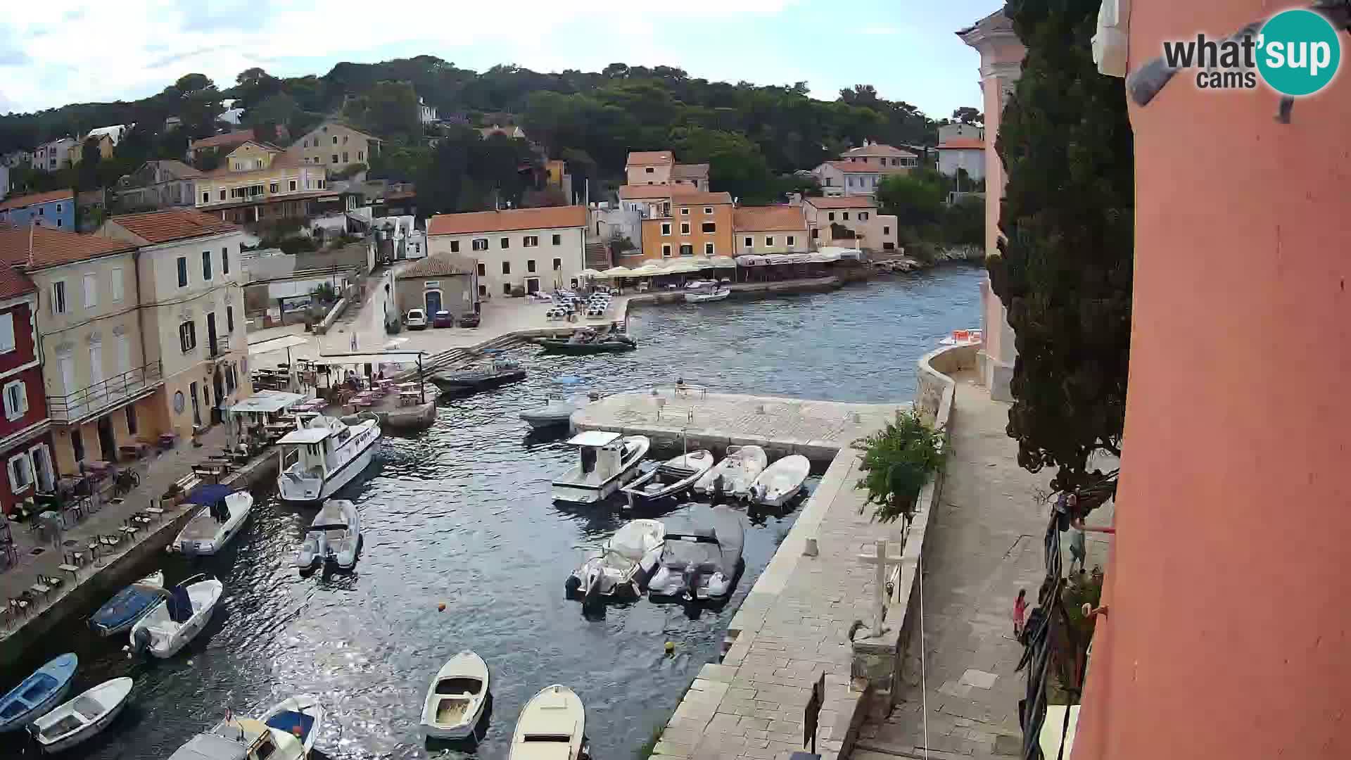 Veli Lošinj spletna kamera – trg