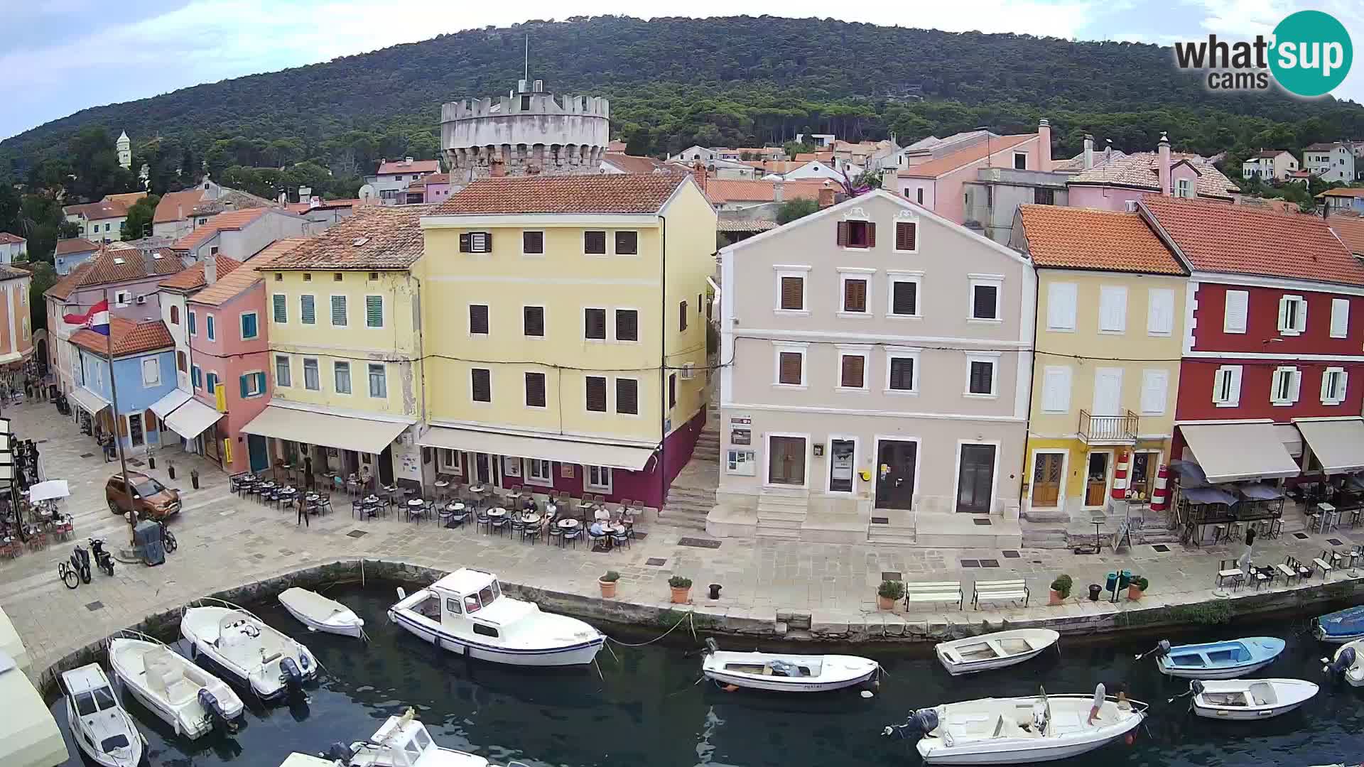 Veli Lošinj camera en vivo – plaza