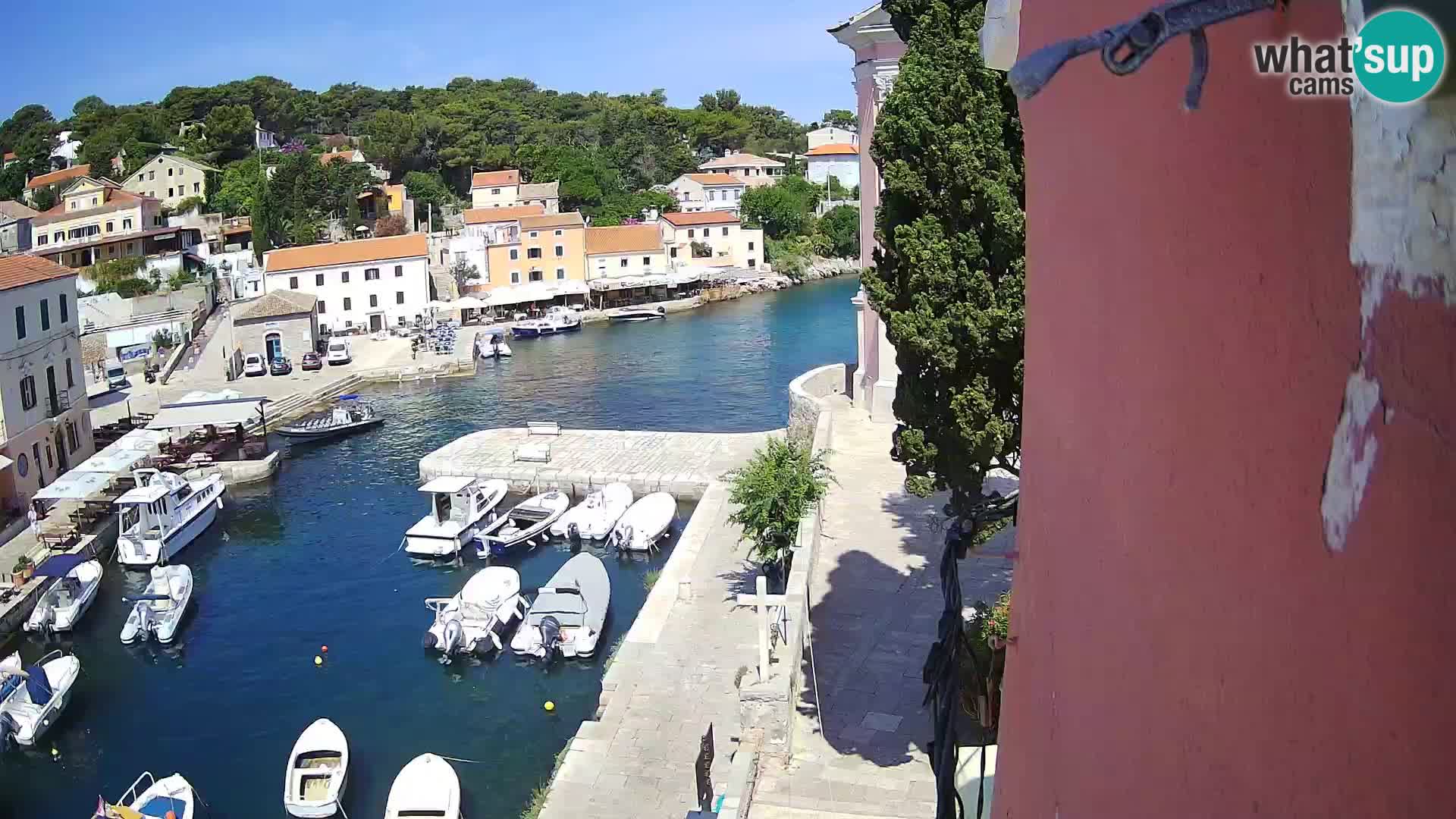 Veli Lošinj spletna kamera – trg